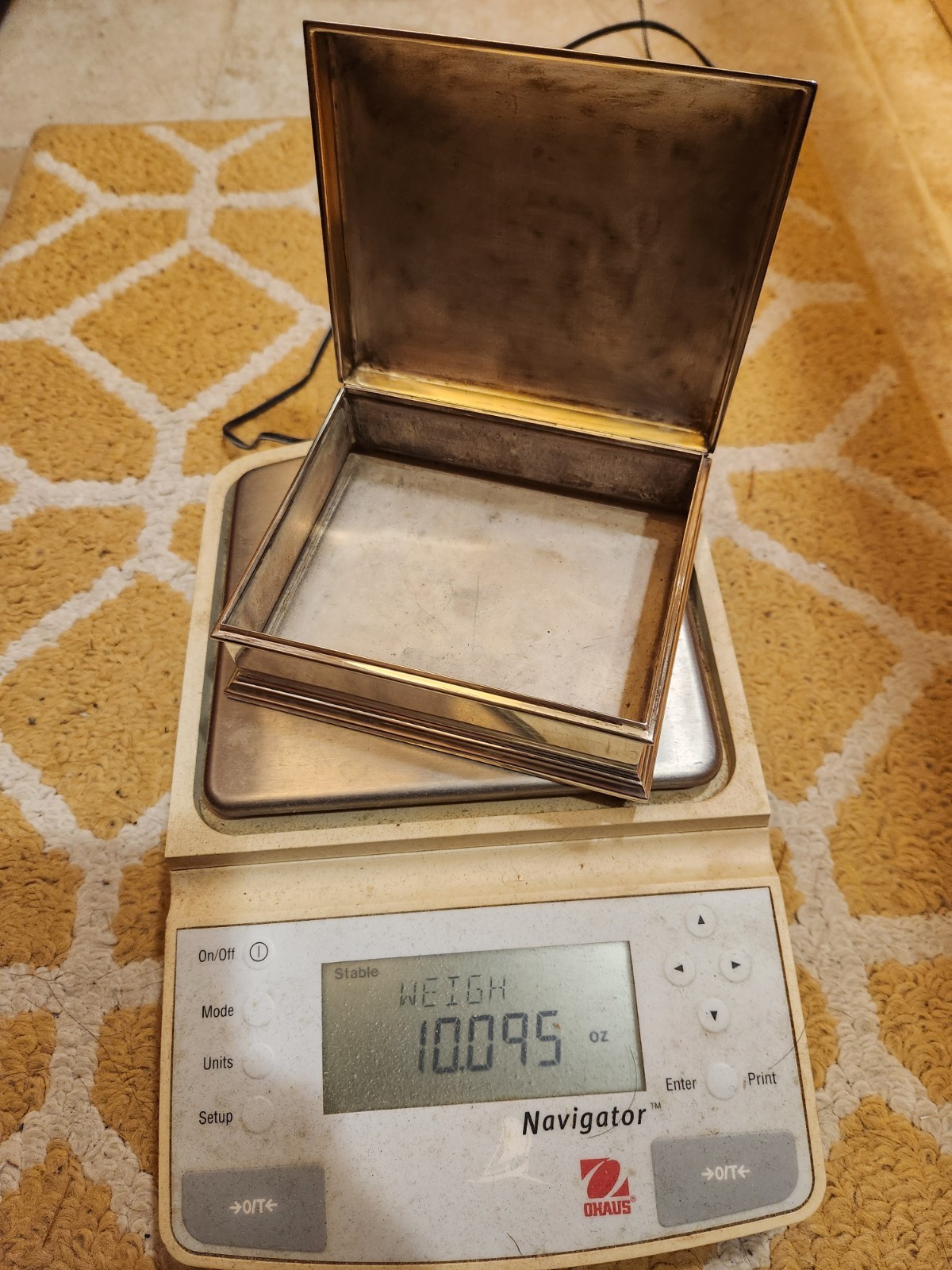 Gorham 313 Sterling Silver Cigarette Case Jewelry Trinket Box Coin Money Holder