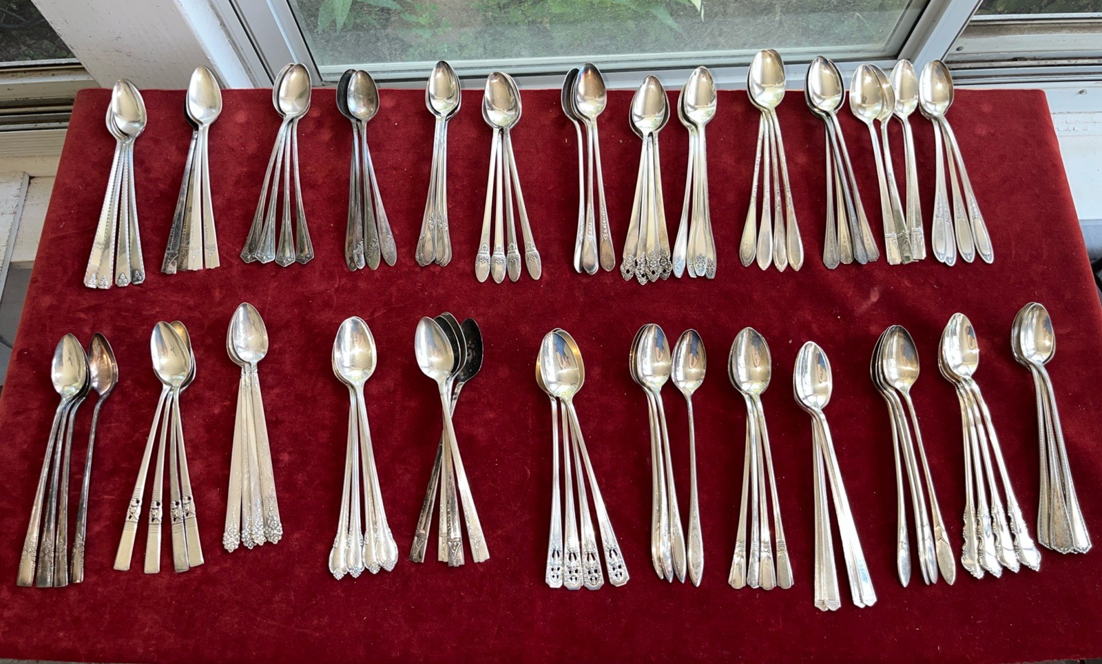 Silver Plate Craft/Repurpose Iced Tea Spoons Lot Of 100 ~ 25 Sets of 4