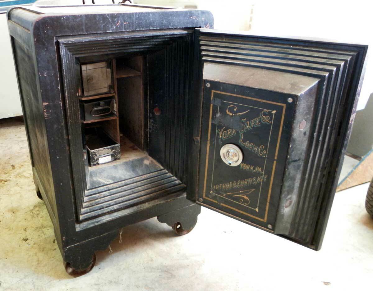 Antique Safe and Poster