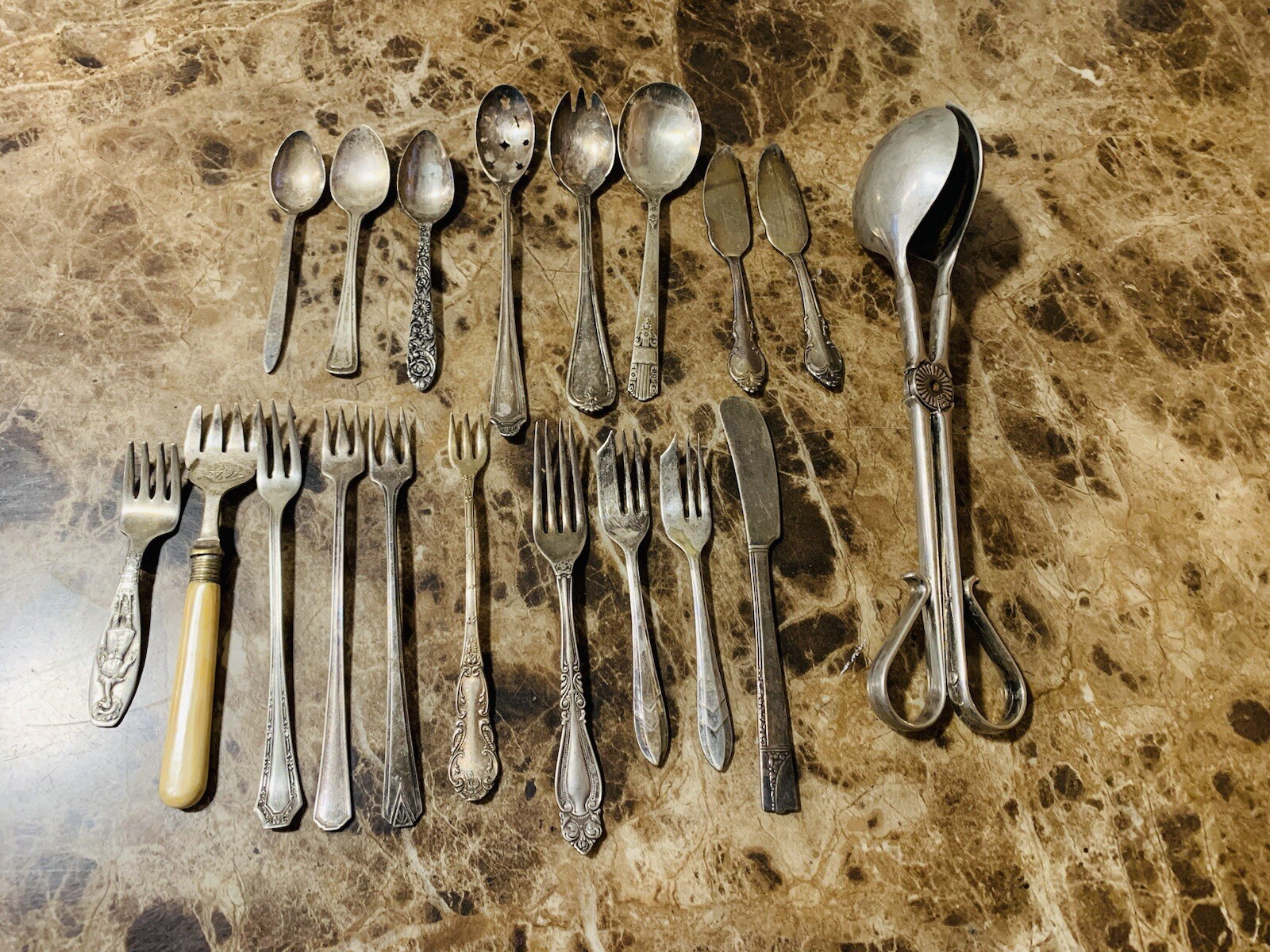 Vintage Mixed Lot of 19 Silver Plated UniquePieces – SEE PICTURES
