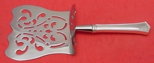 America by Wallace Sterling Silver Asparagus Server Hooded Custom Made 9 1/2″