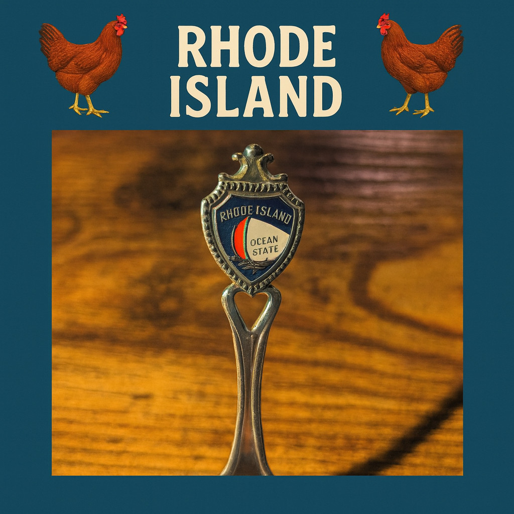 ⛵ Sail-abrate the Ocean State! – 1981 Fort Rhode Island Silver-Plate Spoon BOGO