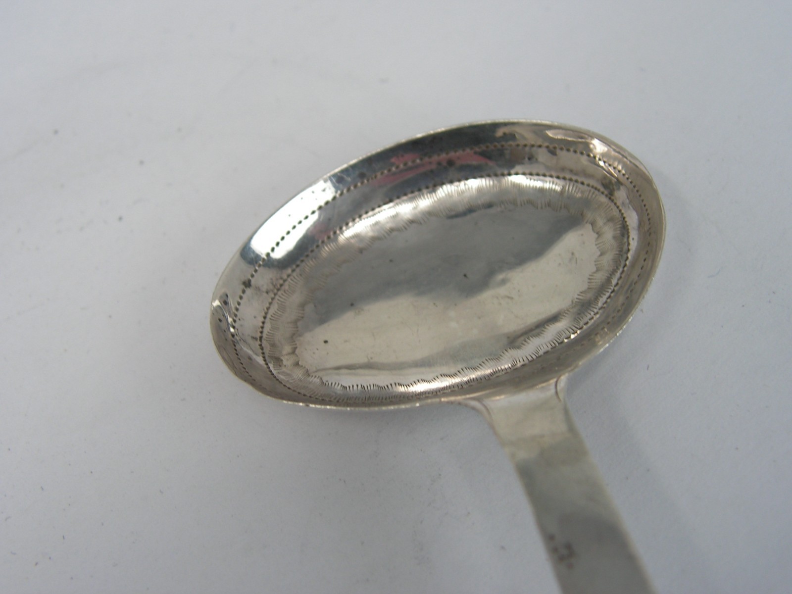 ANTIQUE GEORGIAN SOLID STERLING SILVER TEA CADDY SPOON 1828 SHEFFIELD