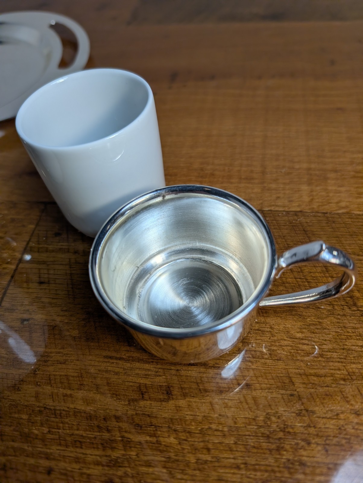 Silver Plated Expresso Cups With Serving Tray/Italy/Tognana/Vintage