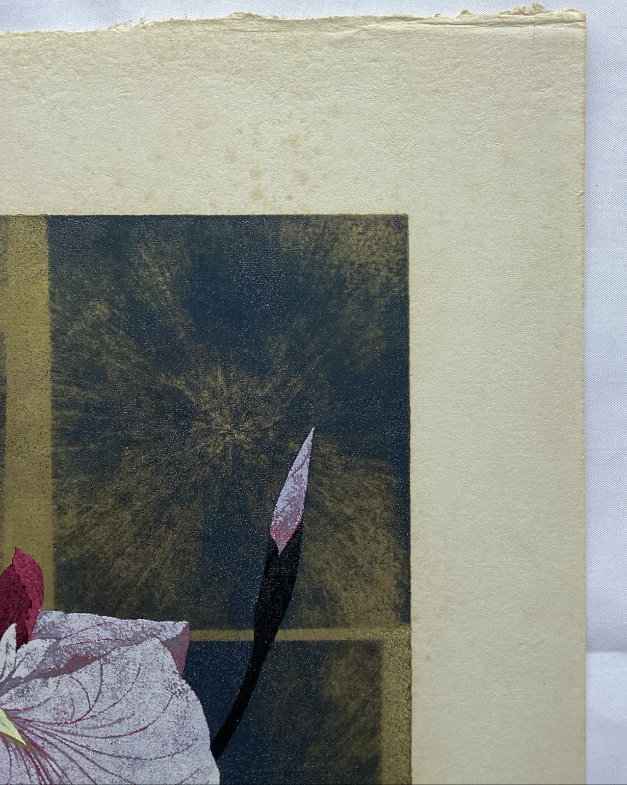 Sugiura Kazutoshi Iris Silkscreen signed 26/100 No.19 1981