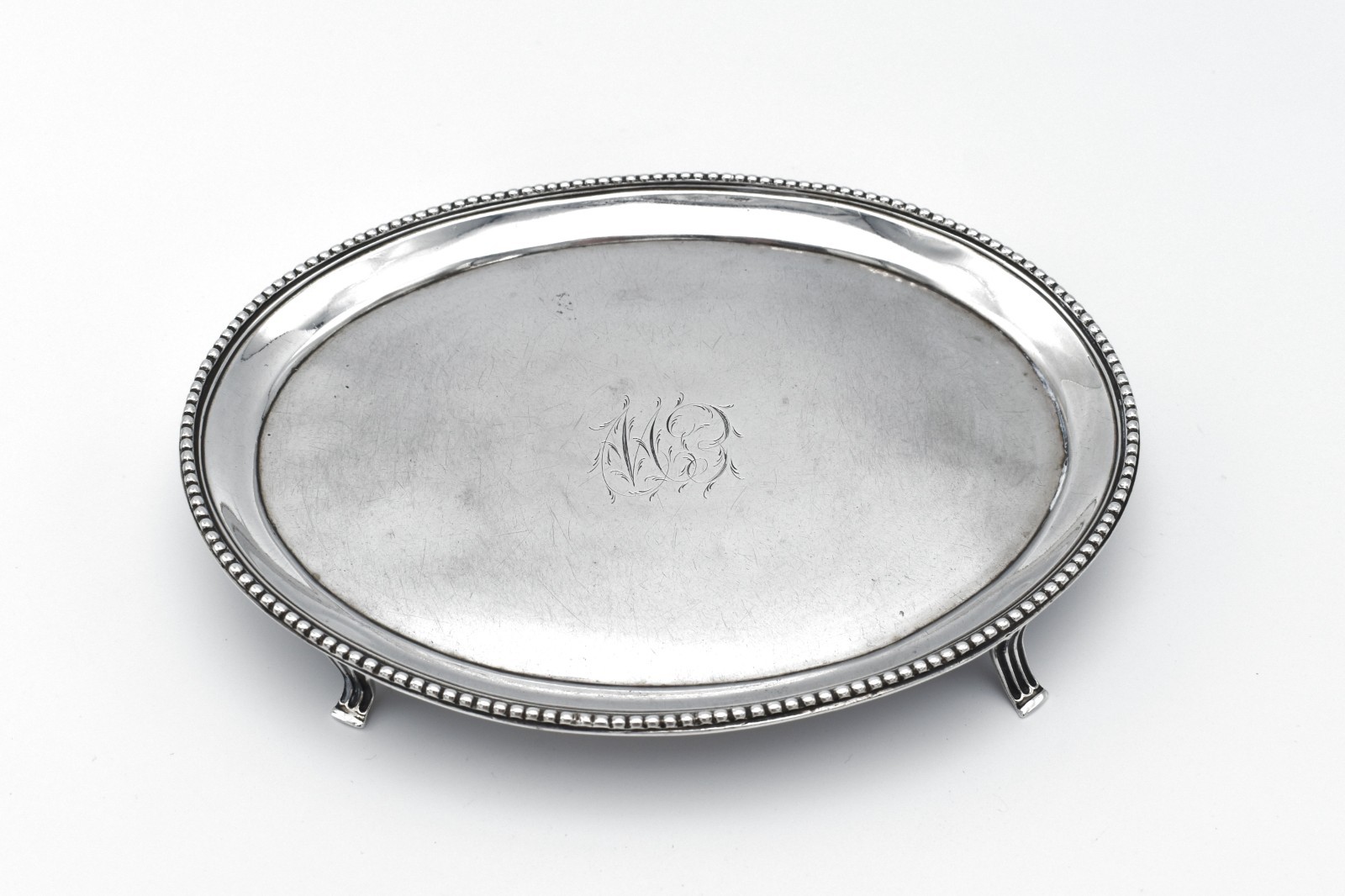 Hester Bateman Antique Solid Silver Teapot Stand Tray London 1788