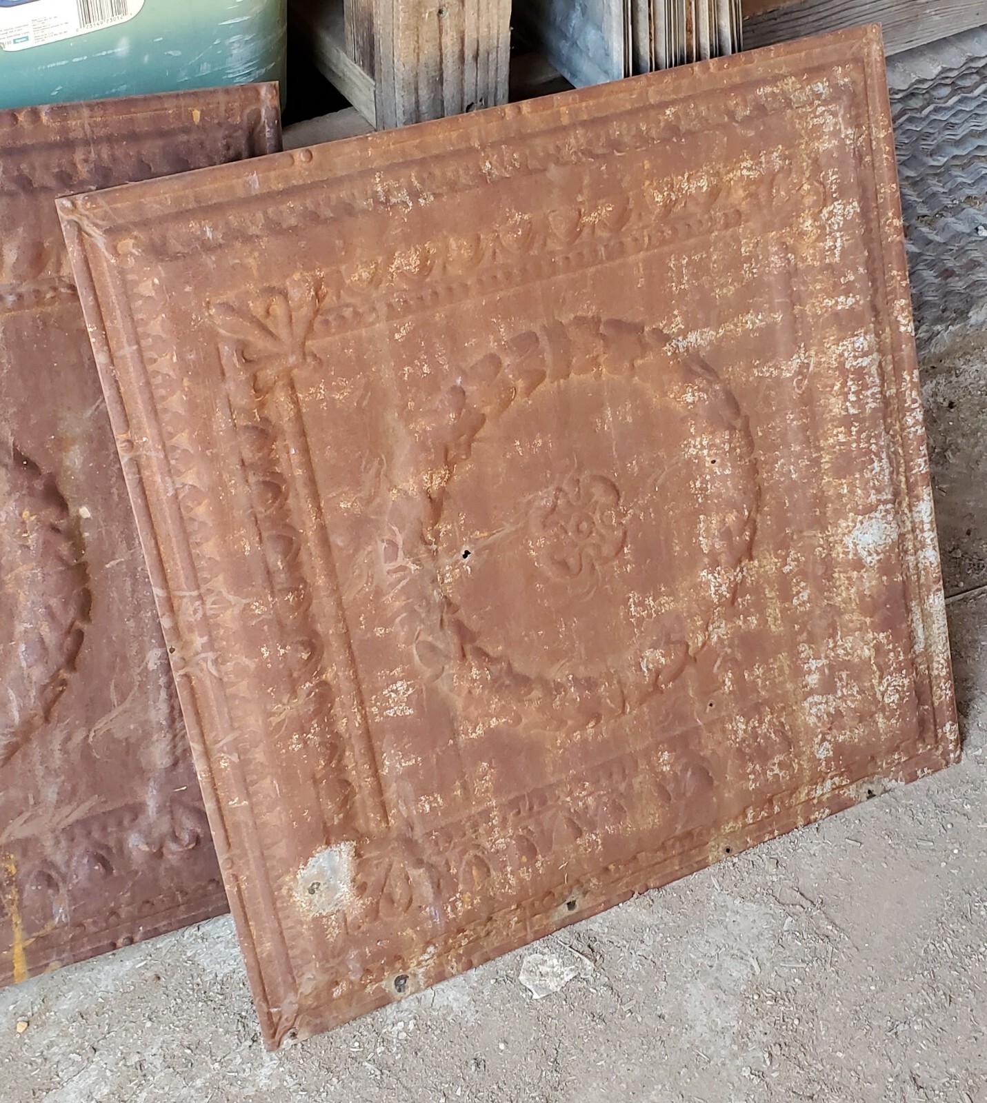 Antique Pressed Tin Ceiling (100 pieces)*Free Shipping* As Seen On Fixer Upper