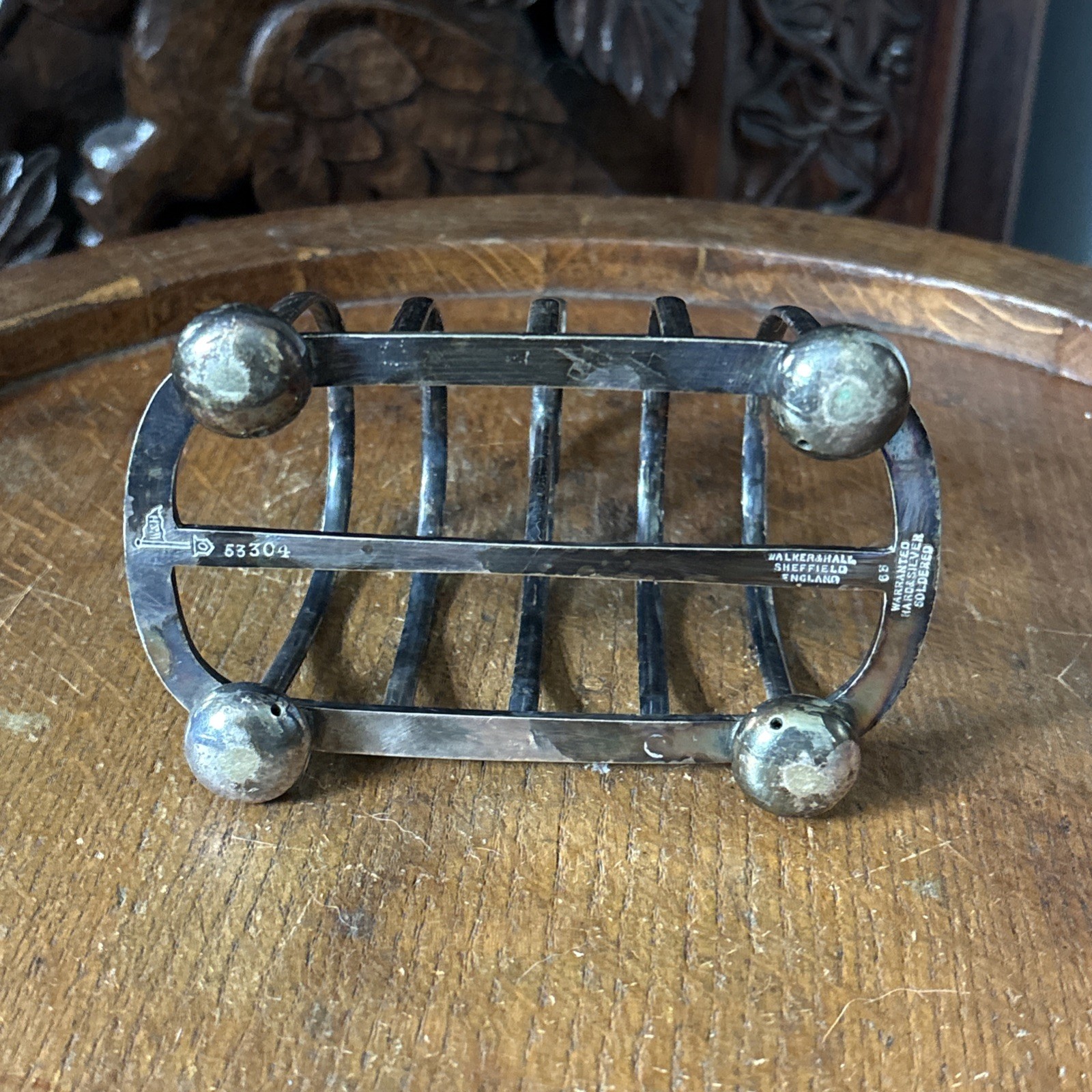 Silver plated toast rack EP / SILVER PLATE