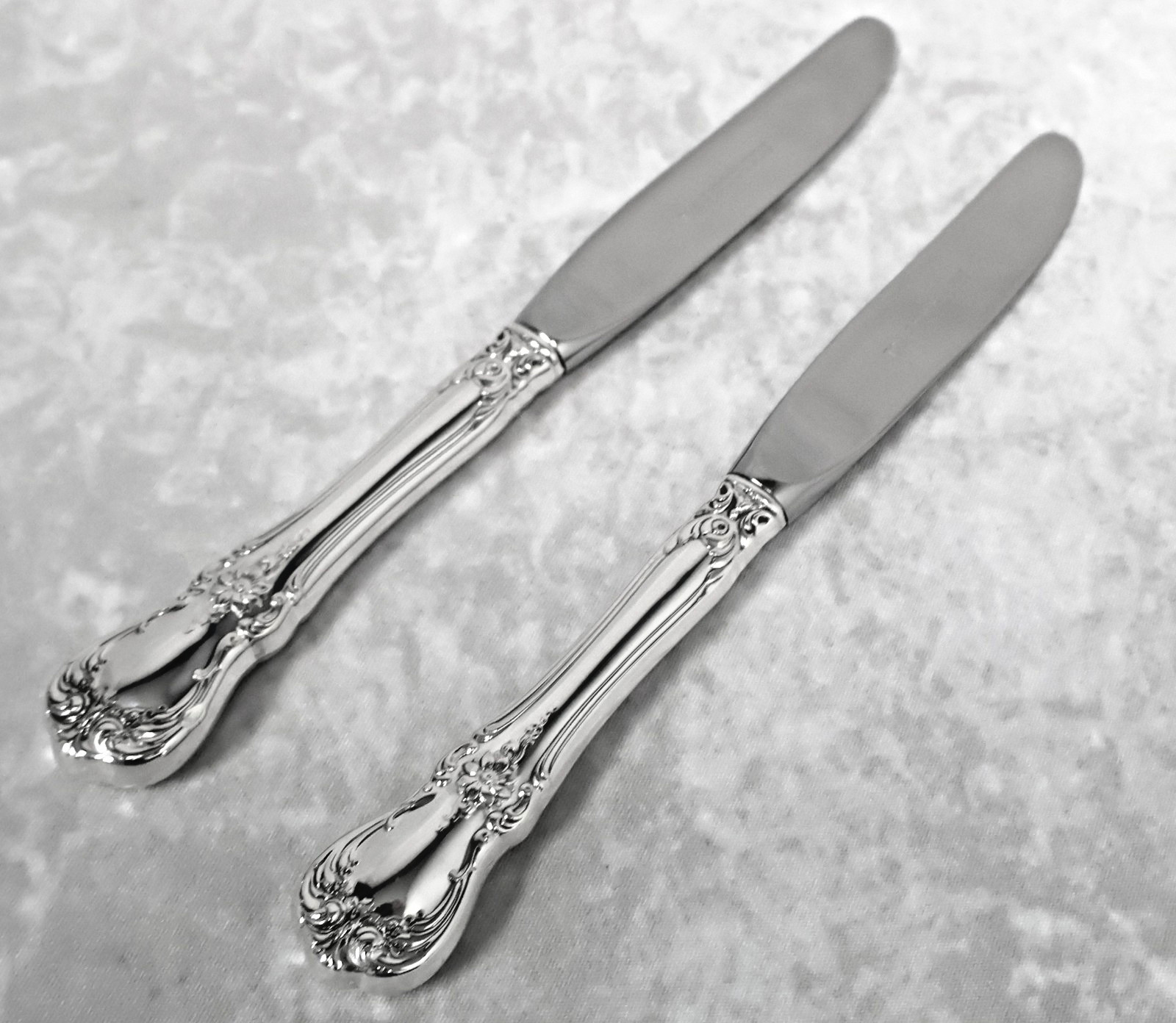 Set of 2 Towle Old Master Sterling Silver Hollow Butter Spreaders 6.5″ | No Mono
