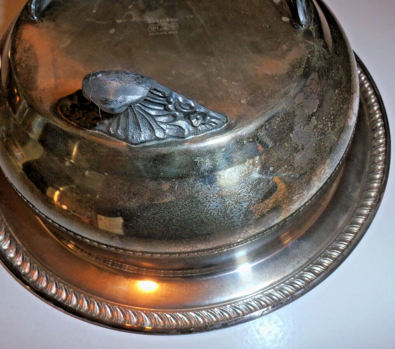 Sheridan Silver Plated Serving Tray With Lid