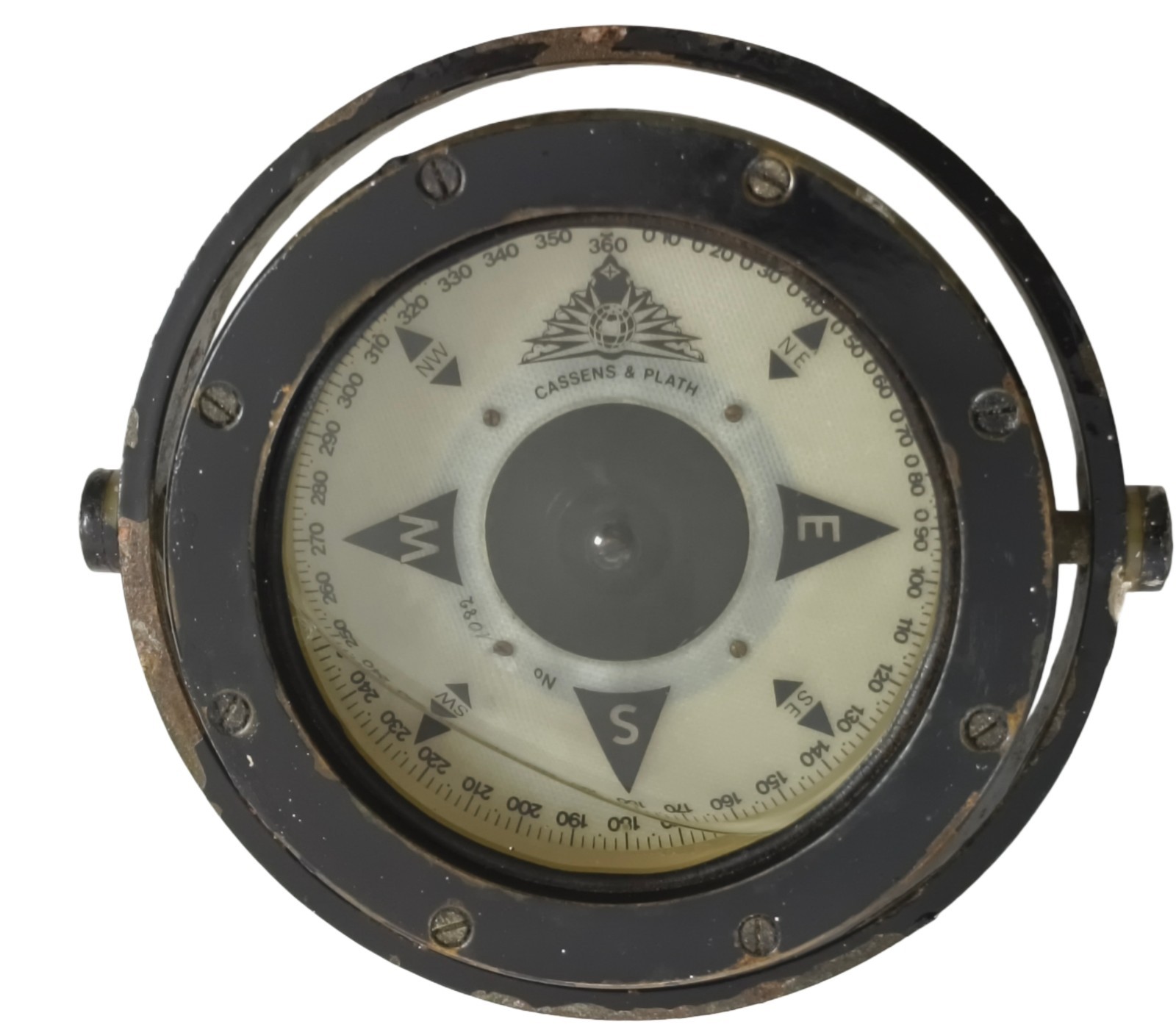 LIFEBOAT COMPASS CASSENS & 51 GMBH PLATH TYPE INTERNATIONAL MARINE NAUTICAL