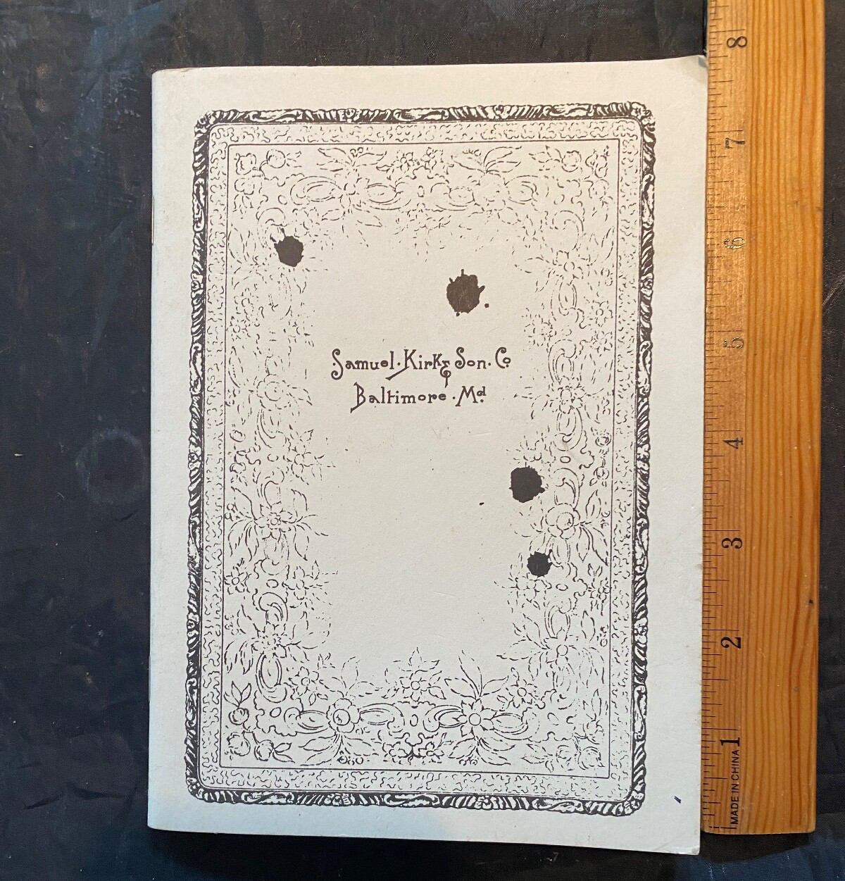 Kirk reprint of the 1914 catalogue. great reference book for early Kirk silver