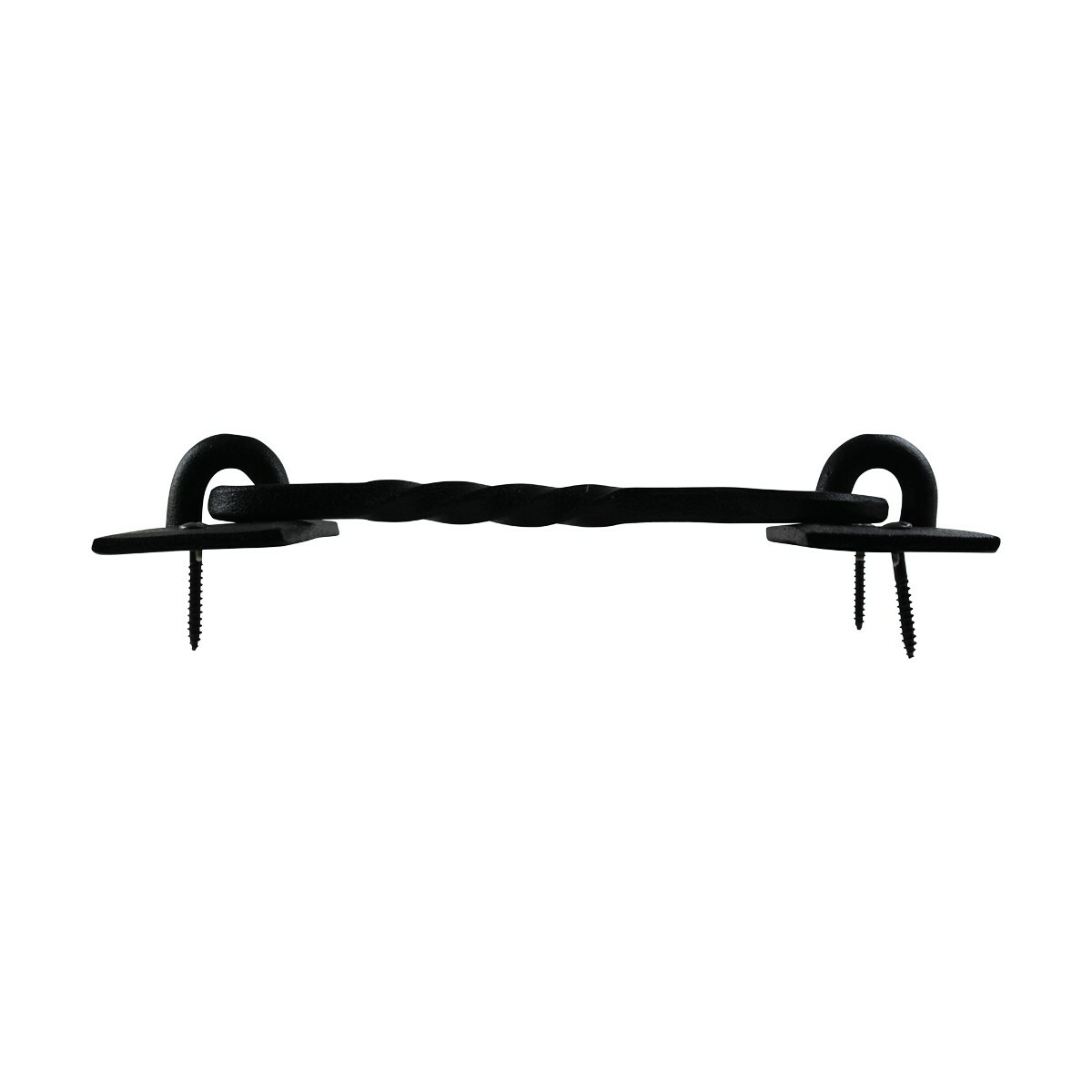 Black Cabin Hook Cast Iron Rustproof Eye Shed Gate Door Latch Renovators Supply