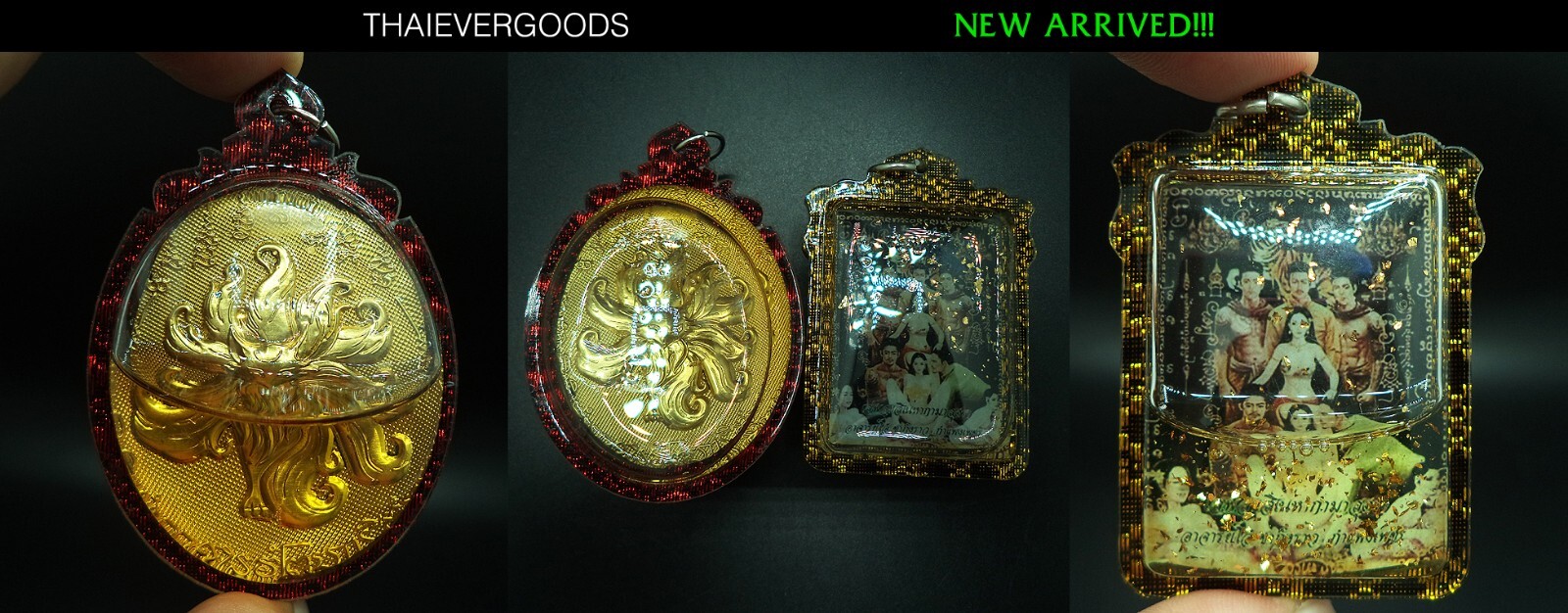 2 PCS. LOCKET KB KRISSANA+ KB PRAIWAL WOMAN FOX NINETALES MAGIC LOVE THAI AMULET