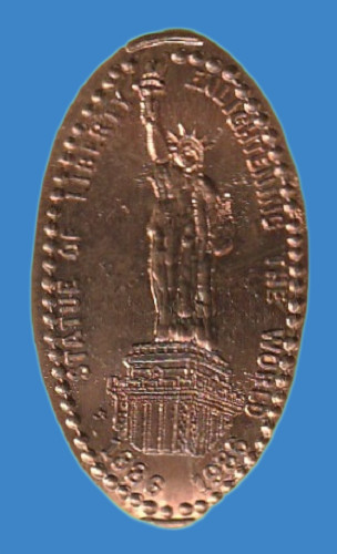 Statue Of Liberty – Copper Elongated