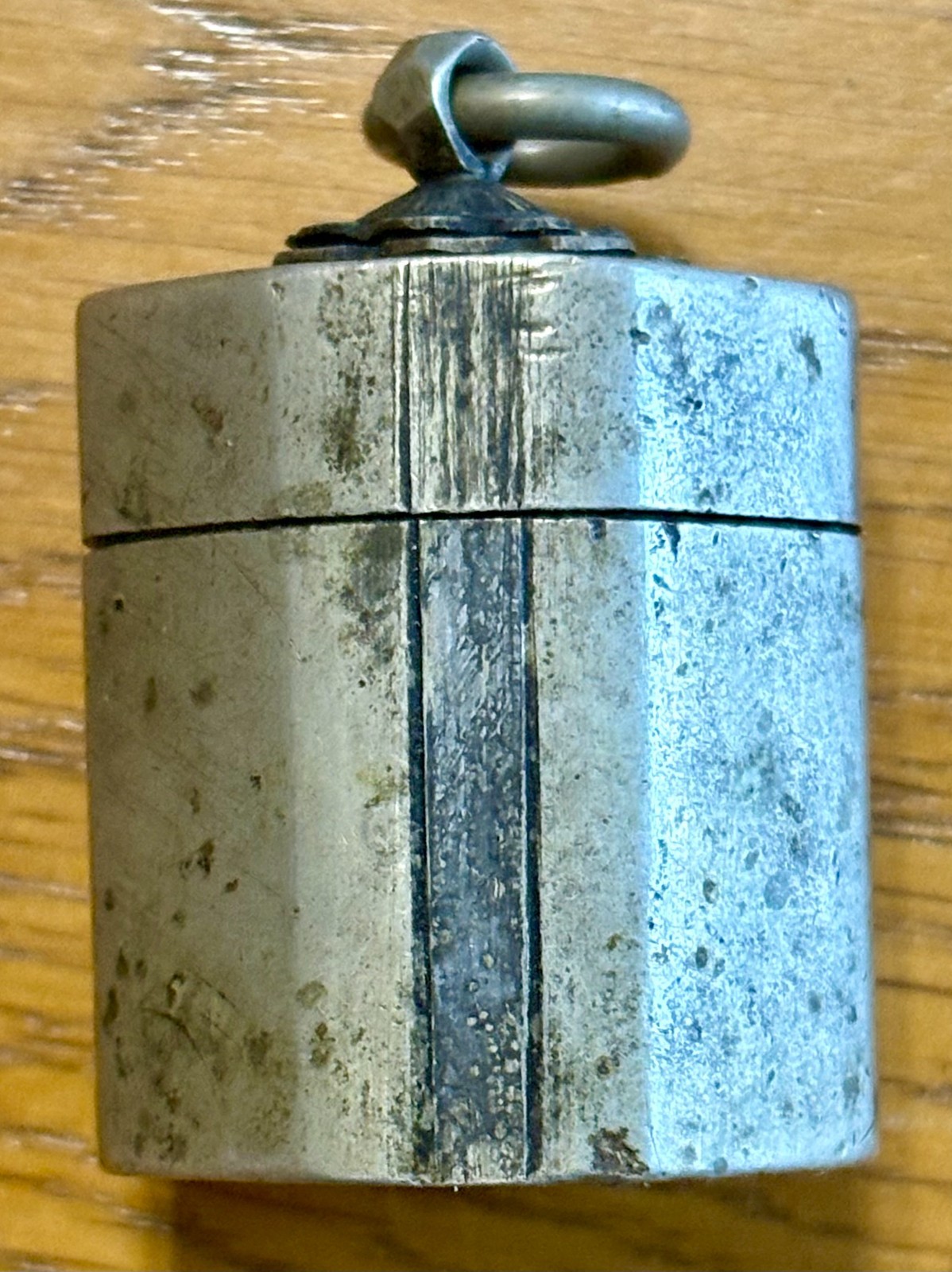 18th 0r 19th Century Asian Metal Inro Style Ink Pot