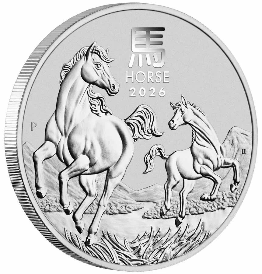 2026 Perth Mint Lunar Year of the HORSE- High Relief Proof – 1oz