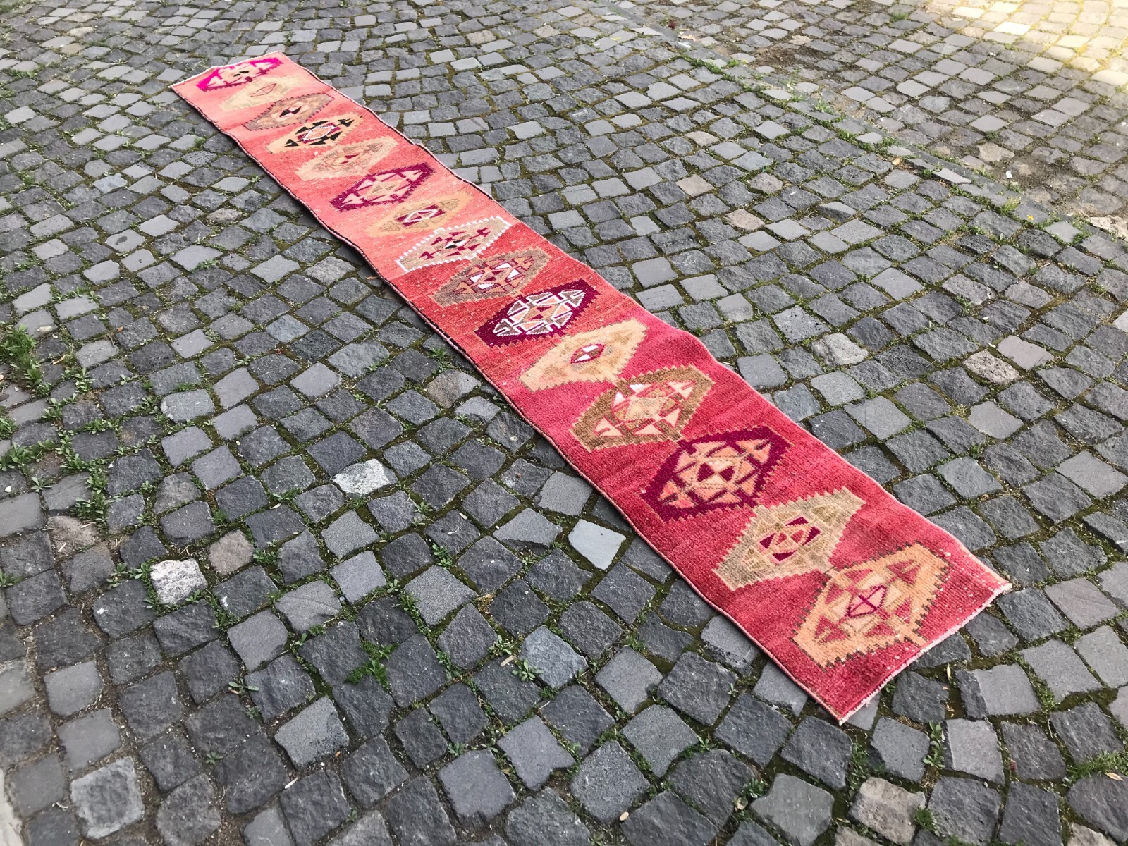 Turkish Antique rug Bohemian Area rug Oushak rug Vintage Rug Handmade Wool rug