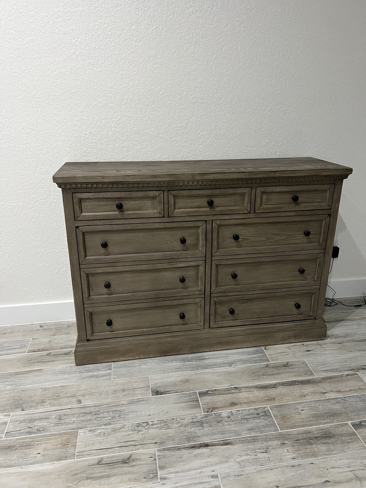 Exquisite Chest With Three Drawers And Two Doors With Shelves Inside