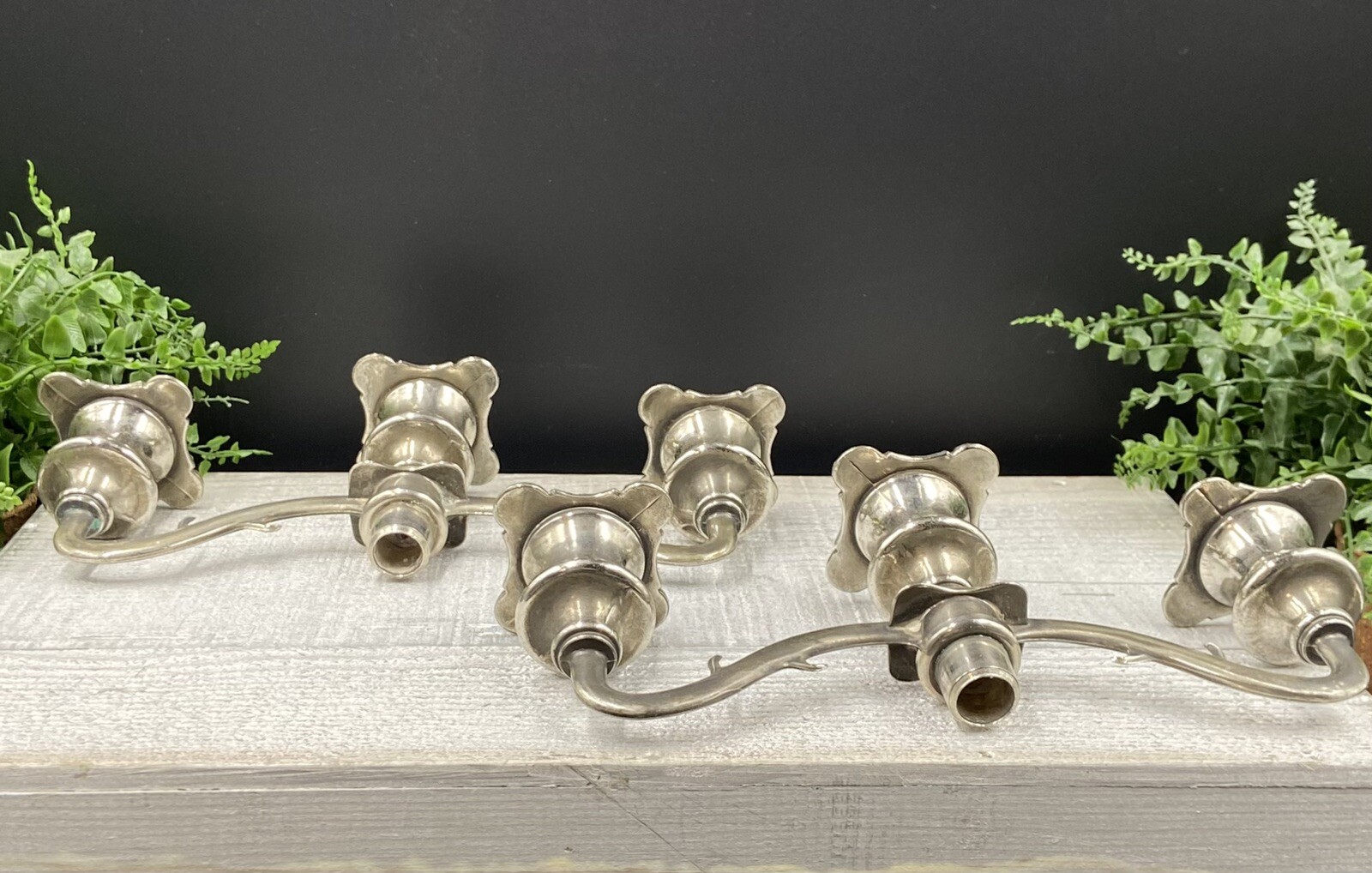 GRENADIER England Silverplate Interchangeable CANDELABRA 6 Piece Set