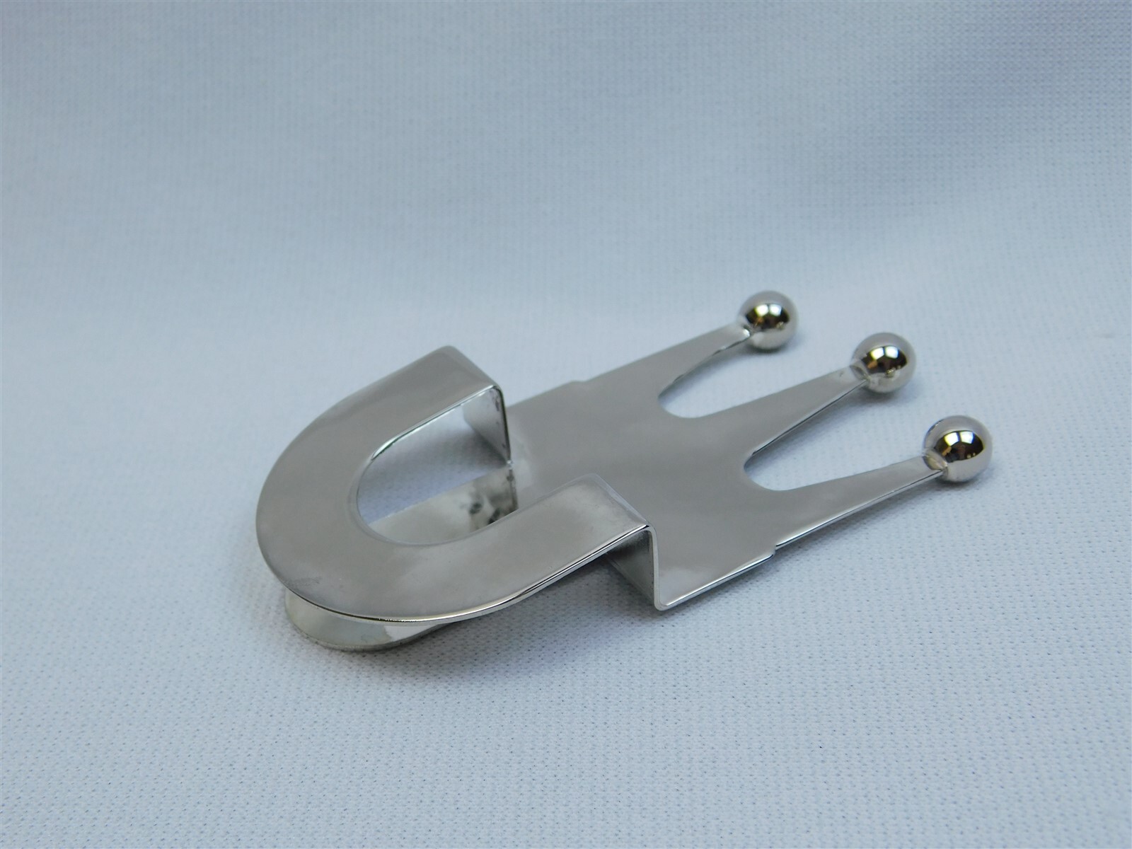 Vintage Sheffield Silverplate Tipped Trident Bookmark 3.25″