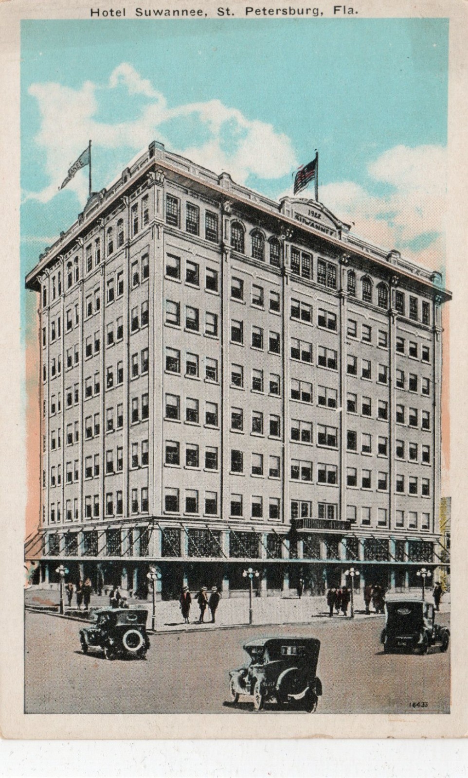 Vintage Postcard Hotel Suwannee St.Petersburg FLA