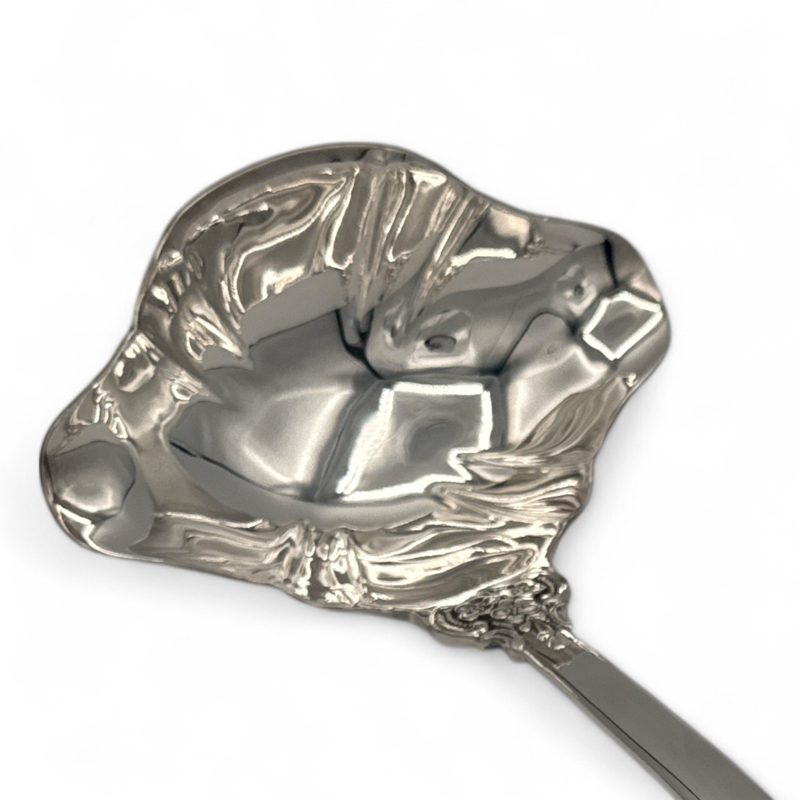 Wallace Baroque Silverplate Double Spout Punch Ladle No Monograms