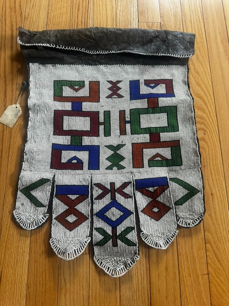 Rare Antique Ndebele Beaded Ceremonial Wedding Apron South Africa