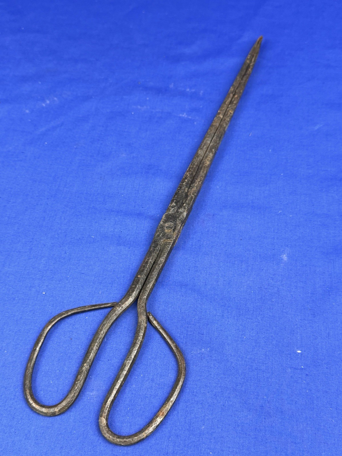 Primitive Fine Tip Ember Tongs ~ Pipe, Candle ~ Hand Forged, Straight, Many Uses