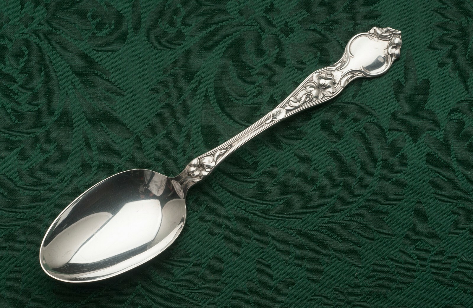 Violet by Wallace Sterling Silver Table Serving Spoon 8.25″