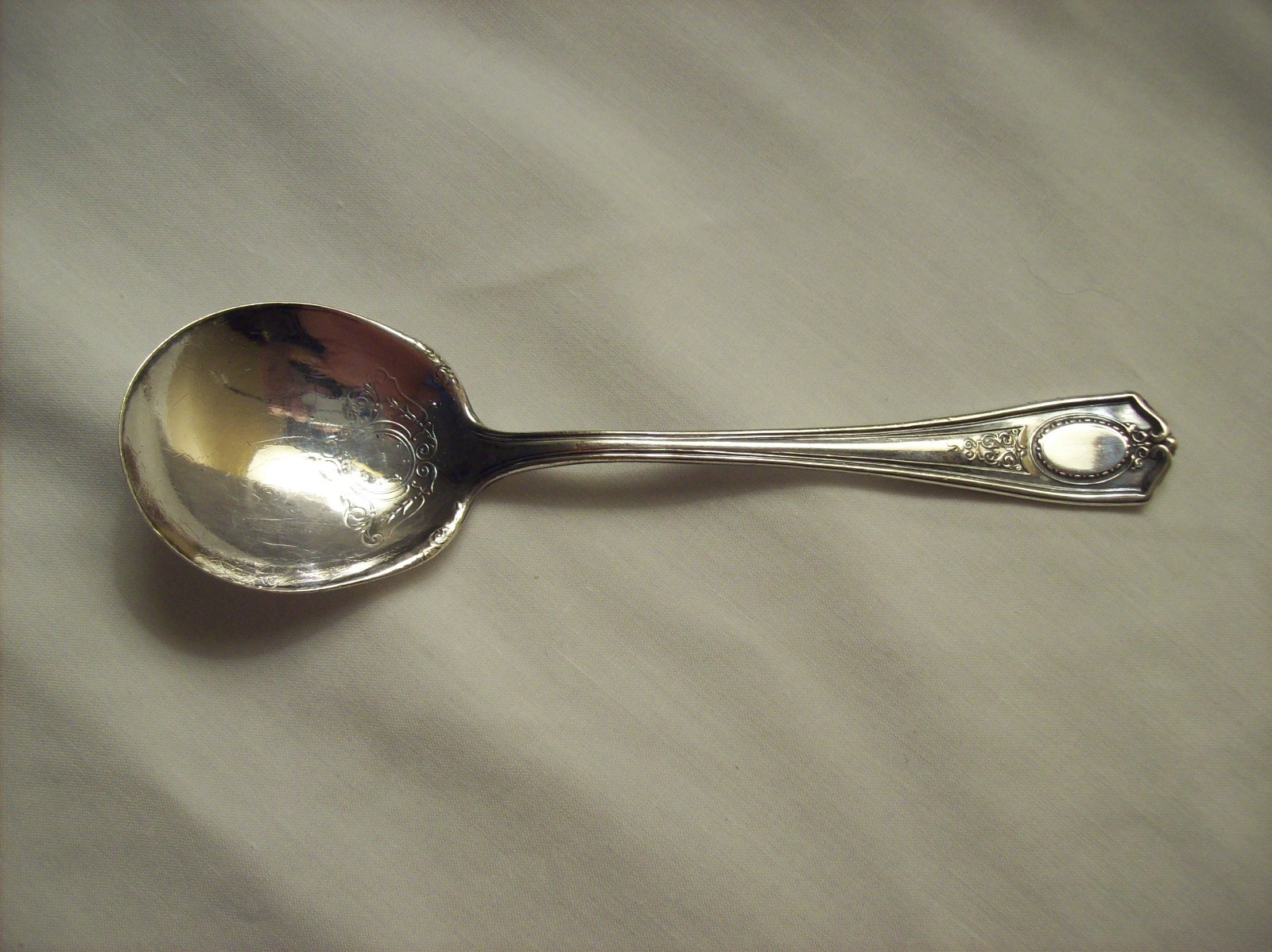 Vintage Community Silver Triple Plus Silverplate Sugar Spoon Ornate
