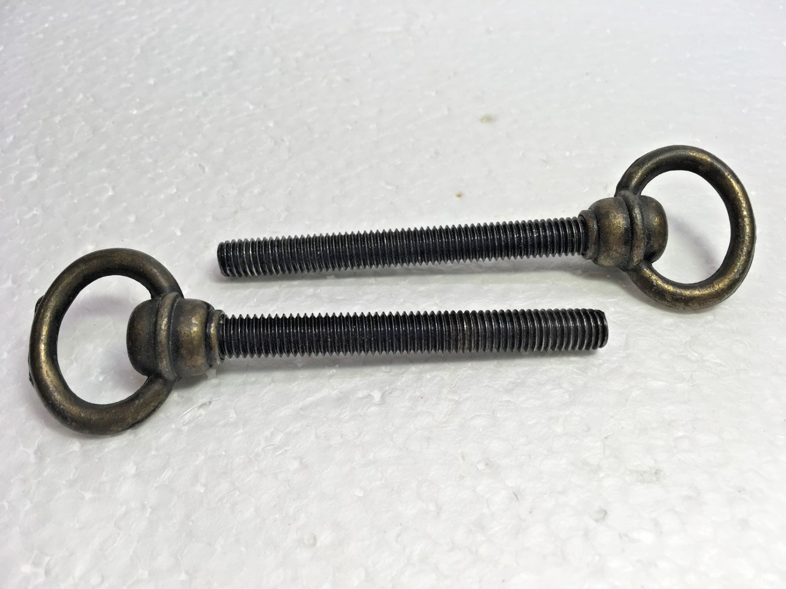 Vintage Ornate Cheval Mirror Mount Set Bolts Screws Dresser Hardware 4″
