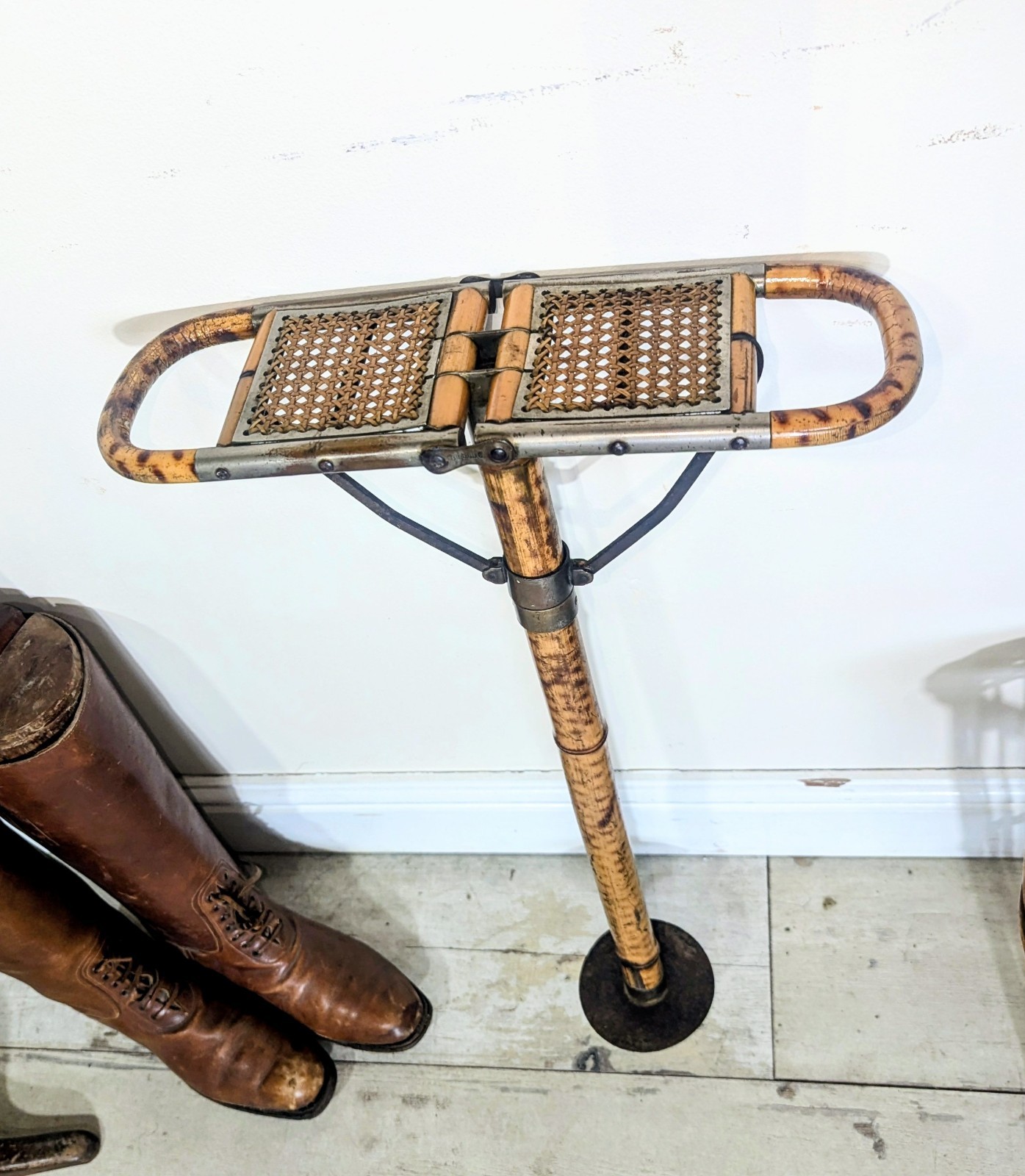 Antique Shooting Sports Stick Cane Seat Stamped (B tf S.G.D.G ) Free Postage