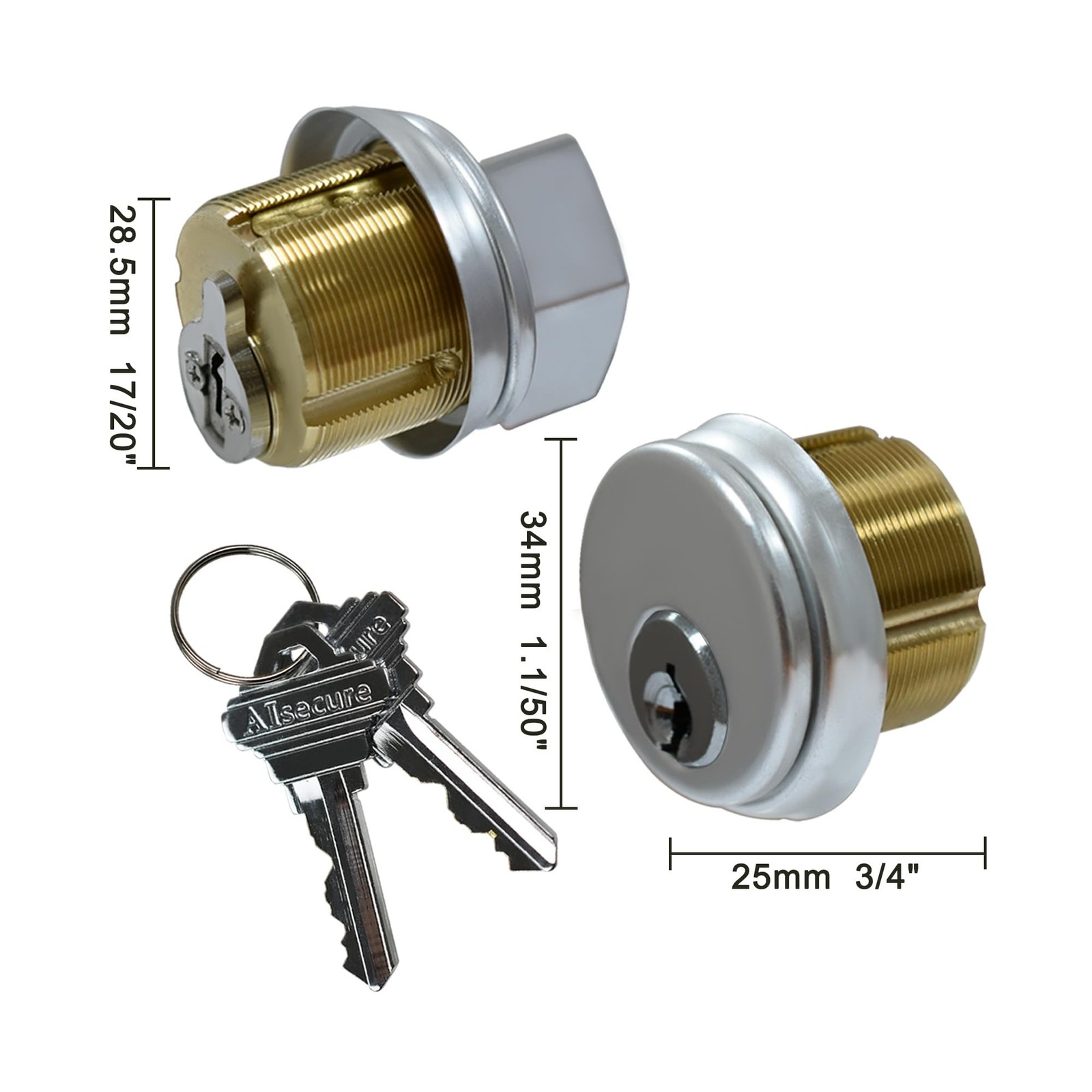 Storefront Door Lock Alsecure Commerical Mortise Lock, Swing Deadbolt, Solid …