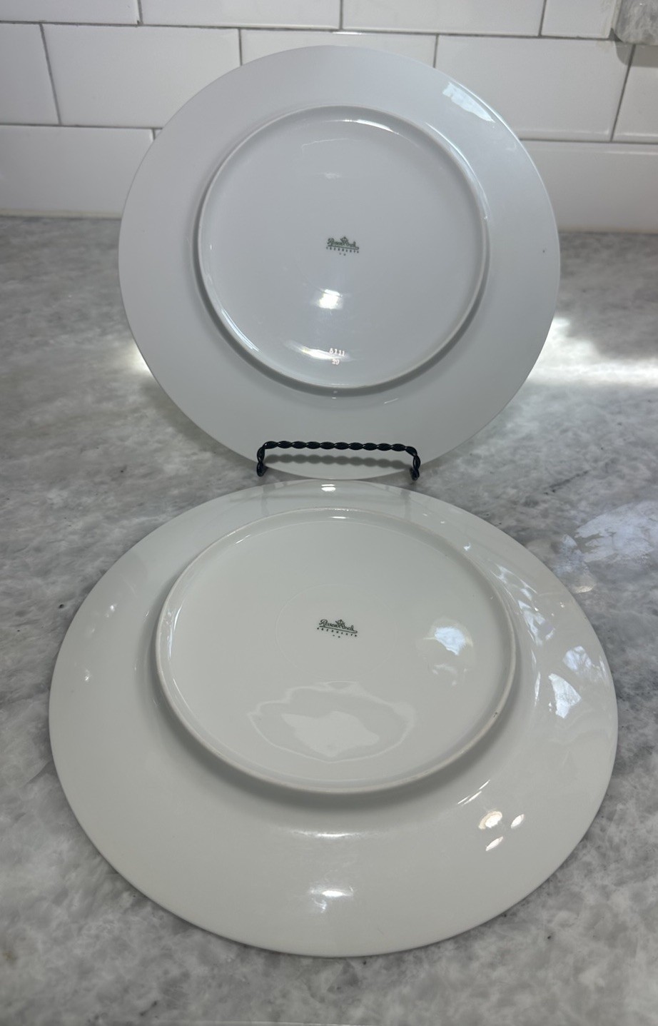 Rosenthal Bountiful Wheat 10” Dinner Plates ~ Set of 2 ~ Circa 1966