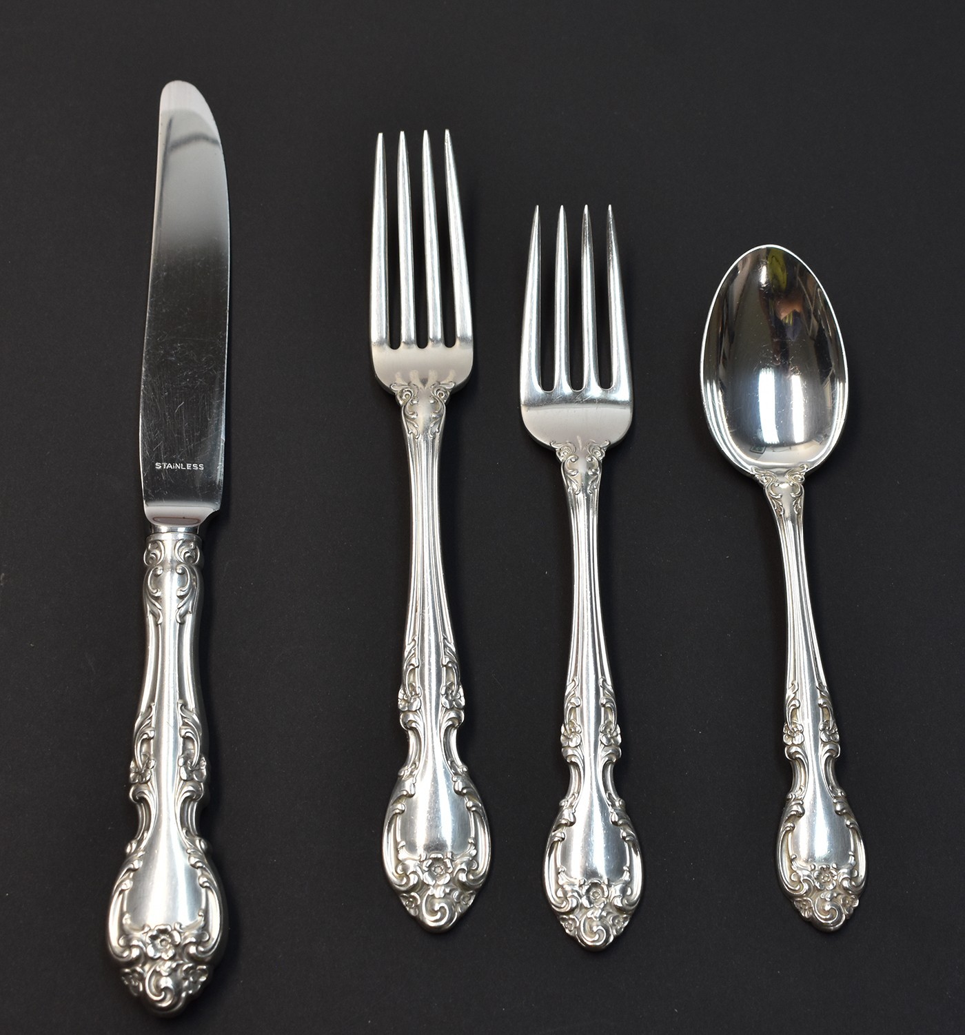 Melrose by Gorham Sterling Silver Regular Size Place Setting 4pc