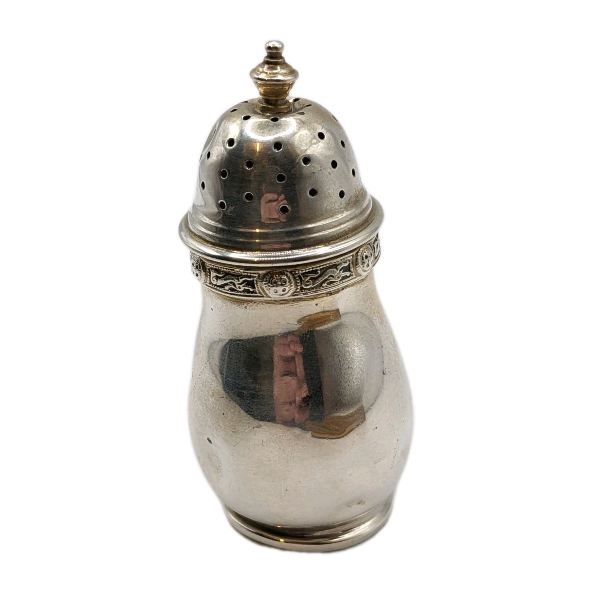 Antique Sterling Silver Sugar Shaker Hallmarked 1935 Adie Bros
