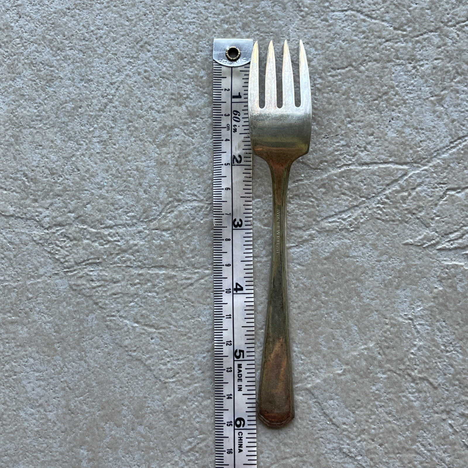 International Silver Avon Pattern Silverplate Salad Fork
