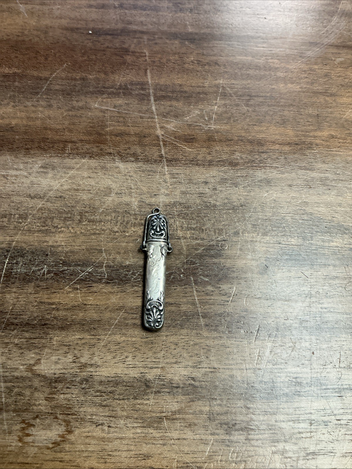 Ornate Victorian Silver Needle Case Circa 1900- 1910
