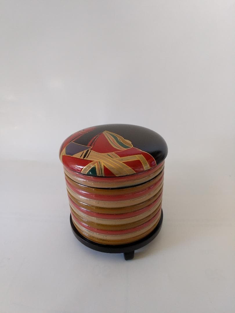 Nakamura Muneyoshi Kasen Shellshaped Tea Set w/Box & Cloth Tea Utensils UNUSED