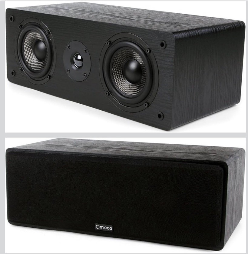 Micca MB42-C Center Channel Speaker for Home Theater Surround Sound Passive NEW