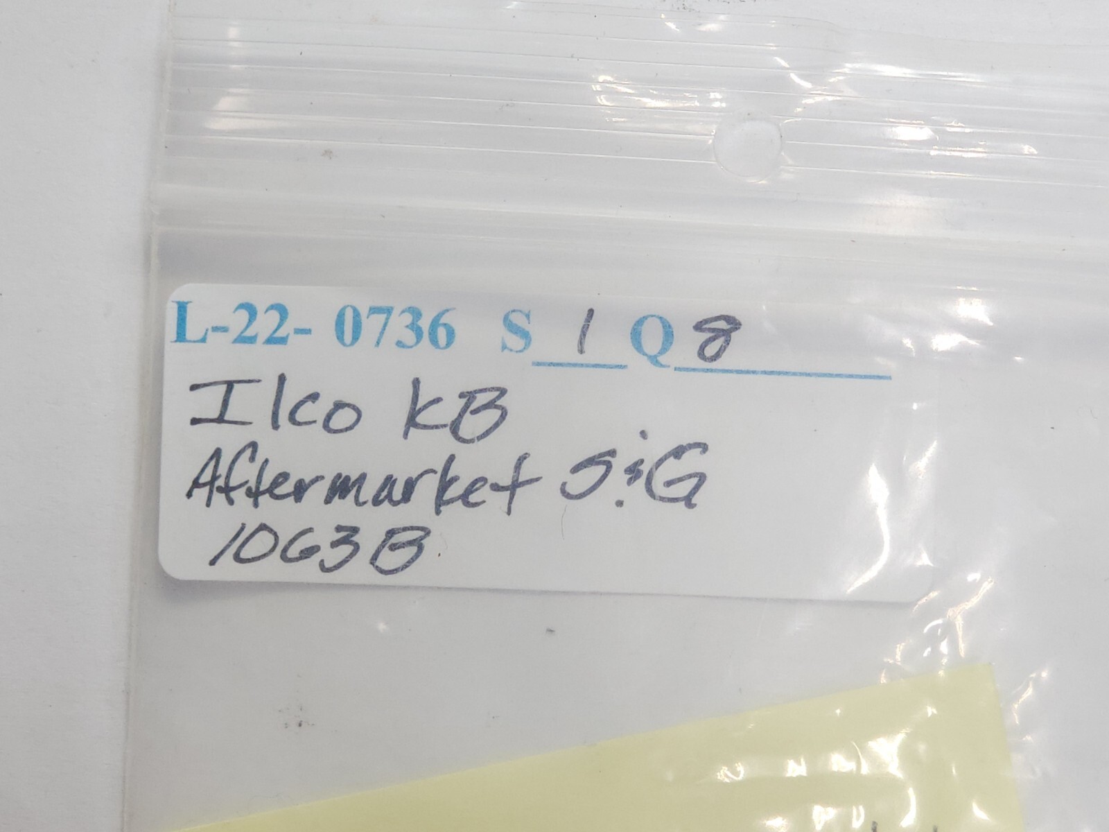 Ilco Nickle Silver Flat Key Blank Afermarket for S&G 1063B
