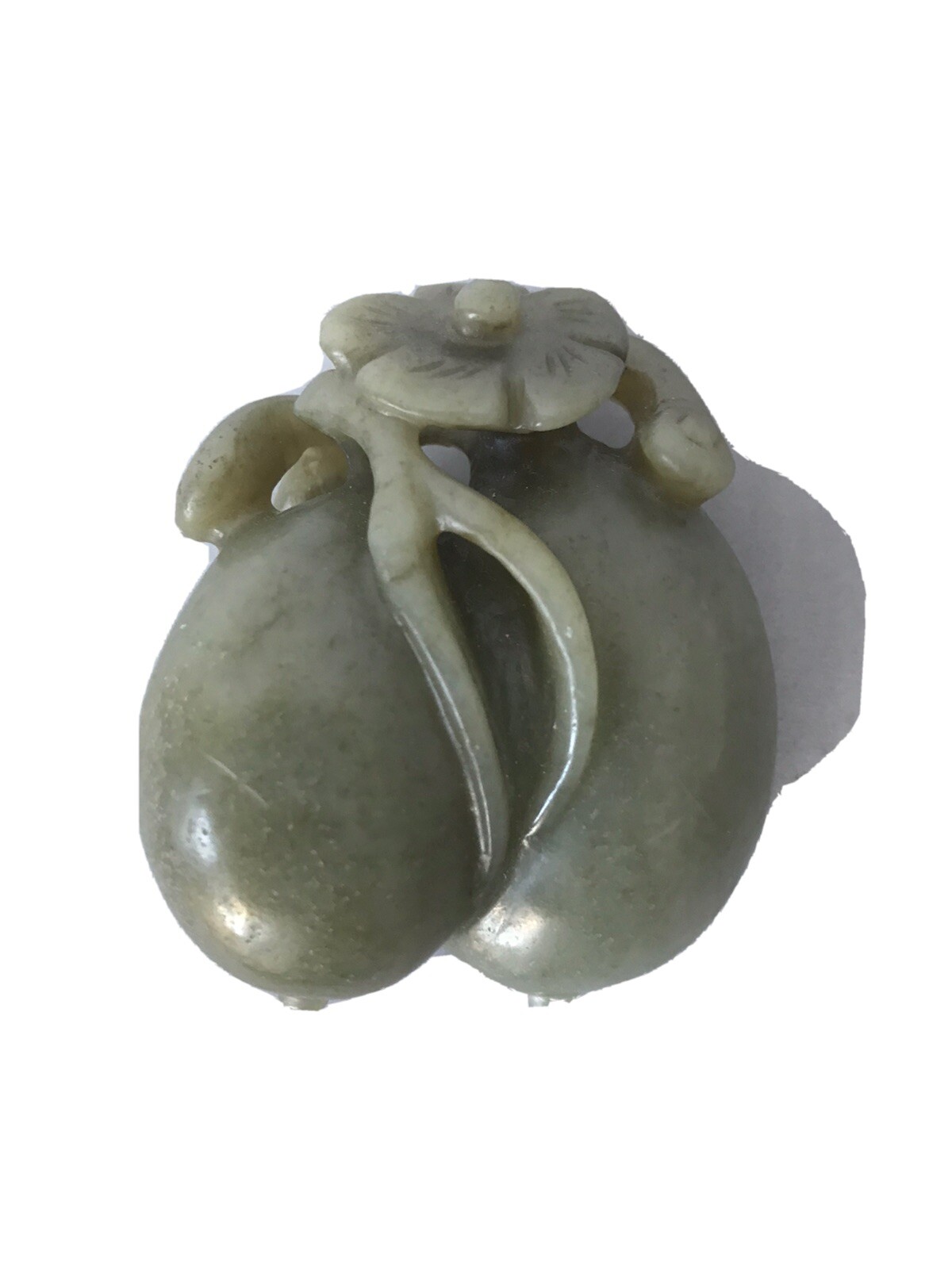 An Early 20th century Chinese Jade/Hardstone Vegetable (Gourd?) figurine