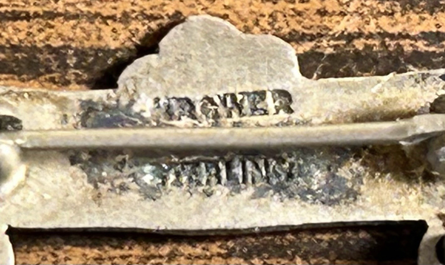 Vintage 1958 American Krower Sterling Silver Spelling Award Medal 4.6 Grams .925