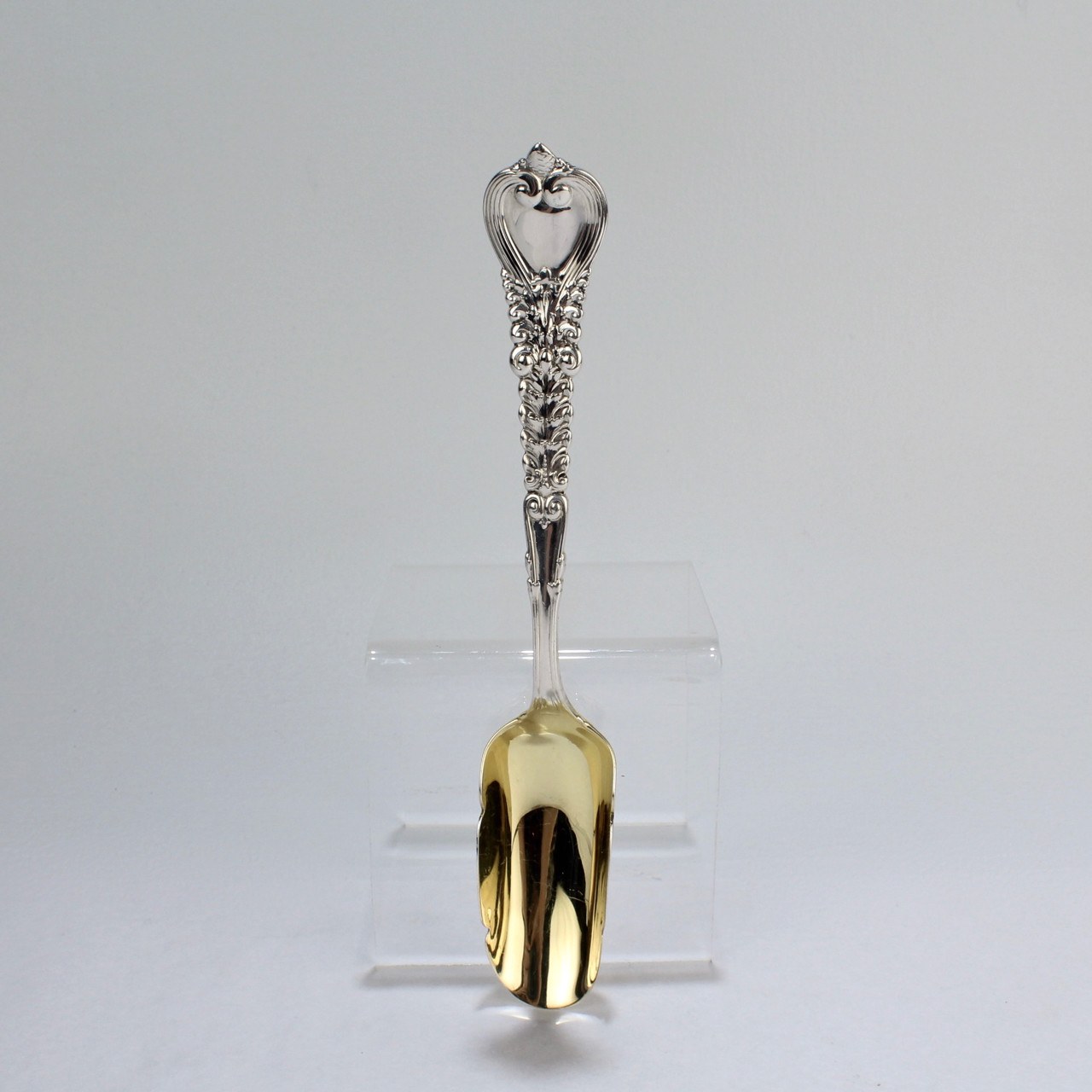 Very Rare Tiffany Florentine Sterling Silver Stilton Cheese Scoop – Spoon.