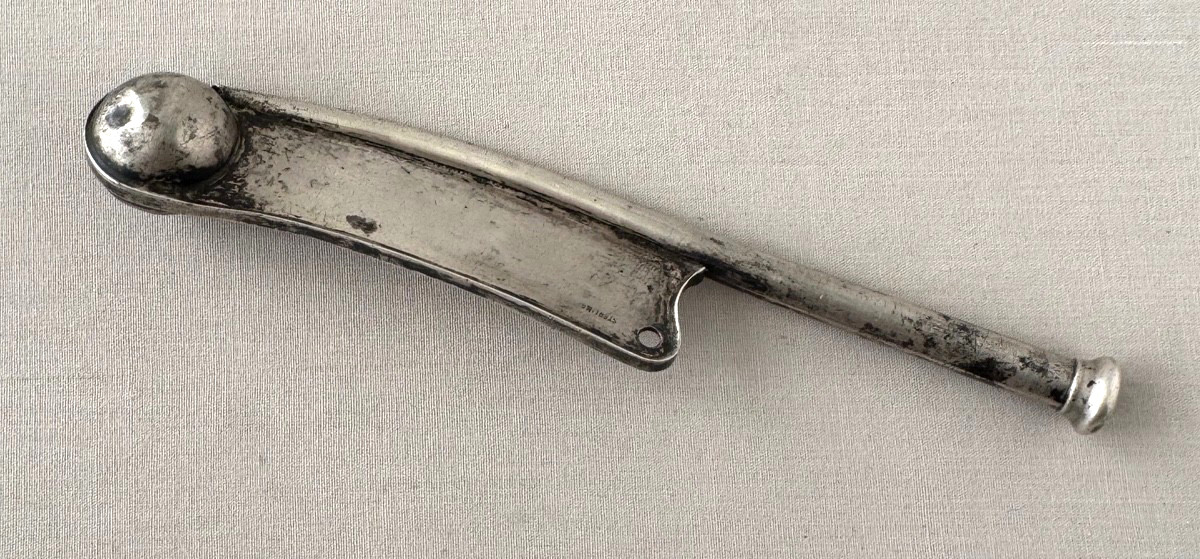 Vintage Sterling Silver Boatswain BOSUN’S Nautical Pipe Call Whistle;P491