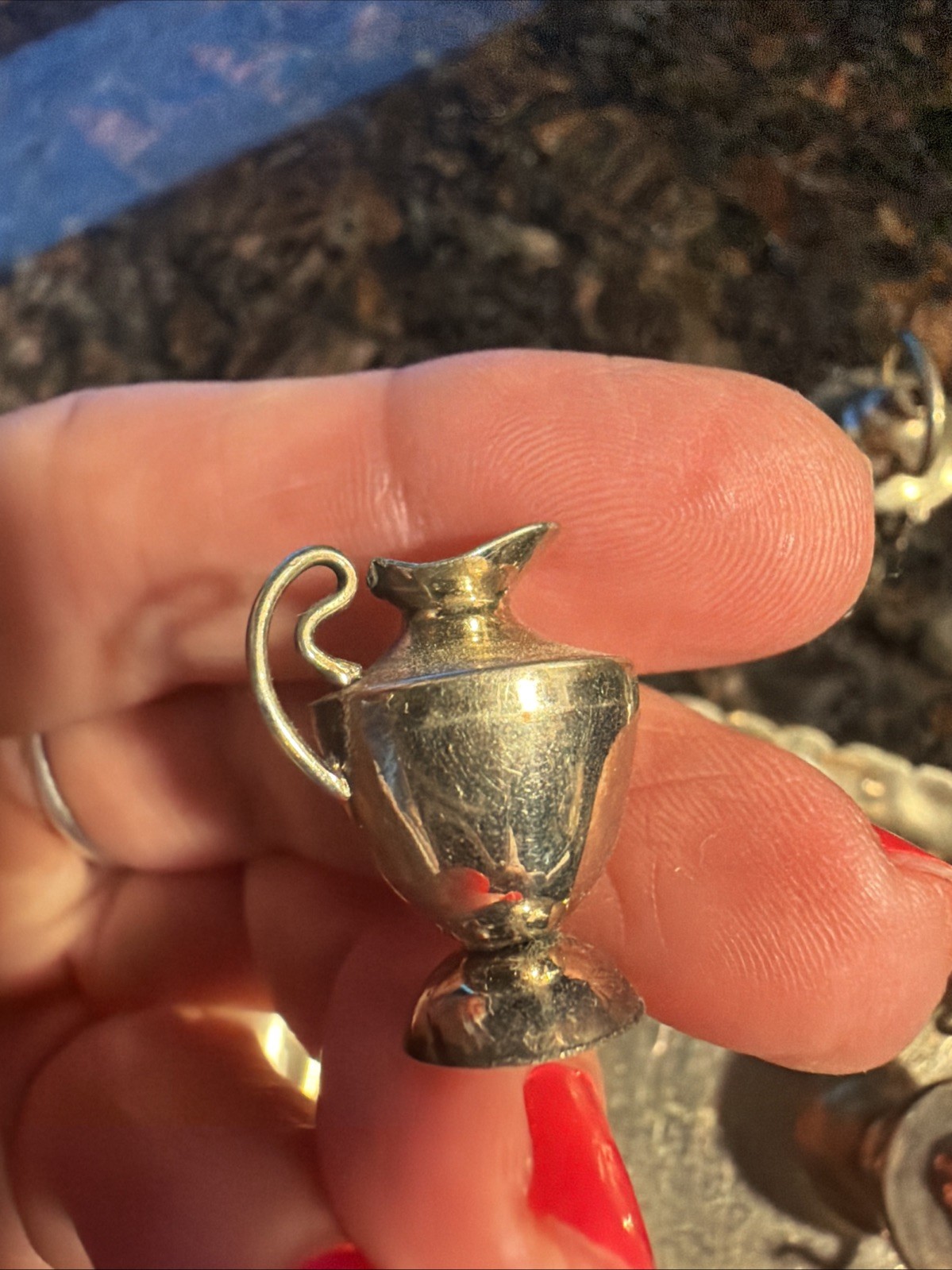 Stellar Mini 10 Piece Tea Set Handcrafted ’60s Alpaca Sterling Silver Turquoise