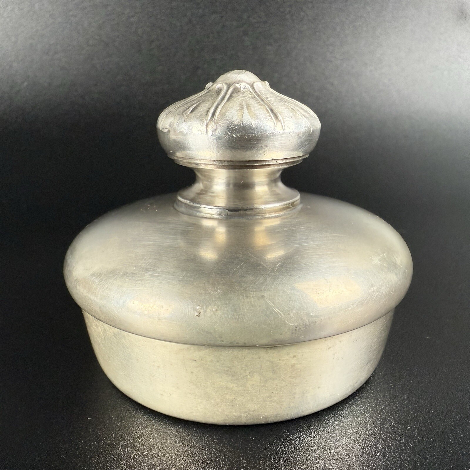 Vintage Cocktail Shaker Lid Meridens P International Silver Co Dated 11 Jan 1927