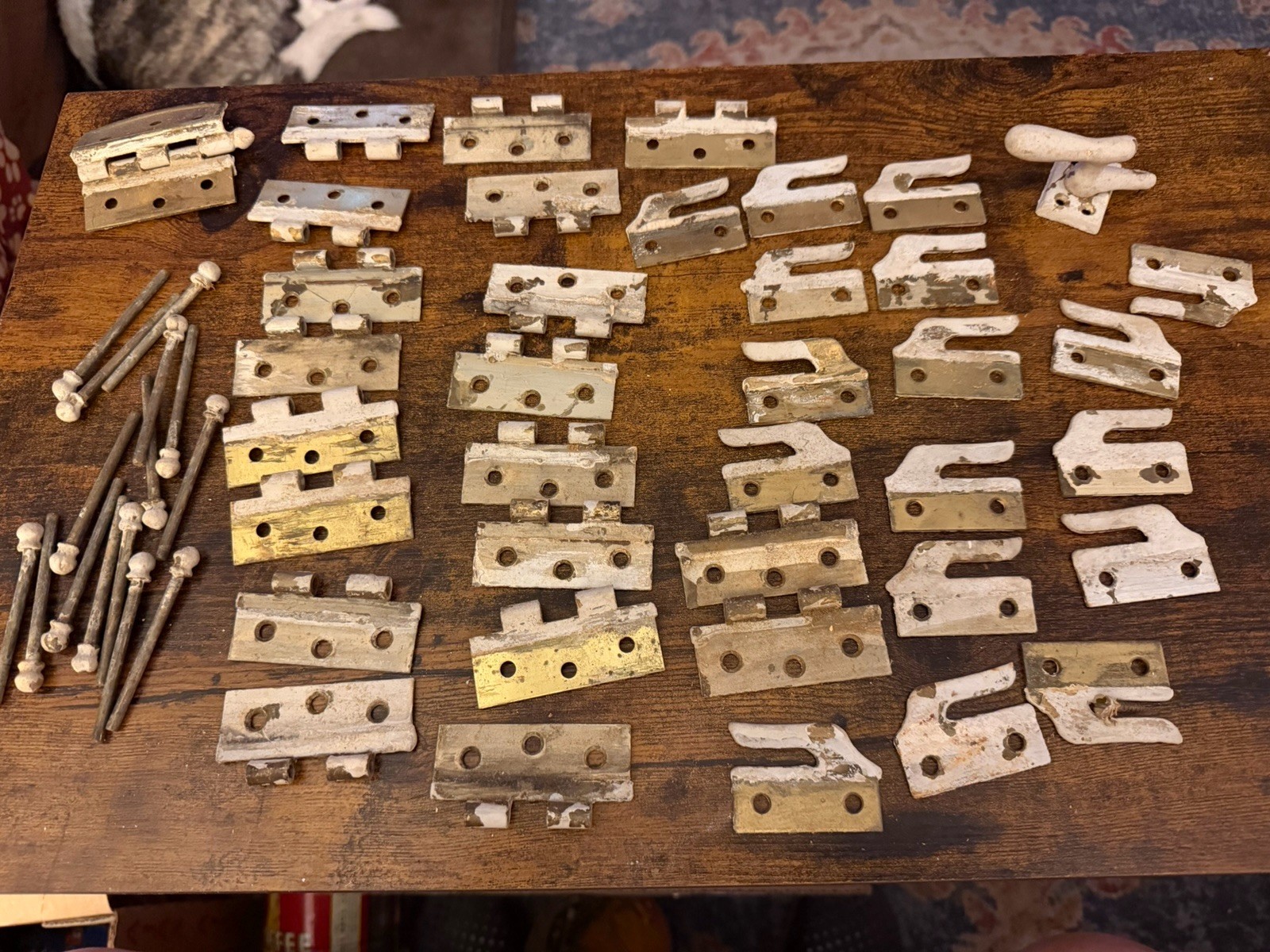 Vintage Salvaged Hinges A S Other Door Window Or Cabinet Hardware