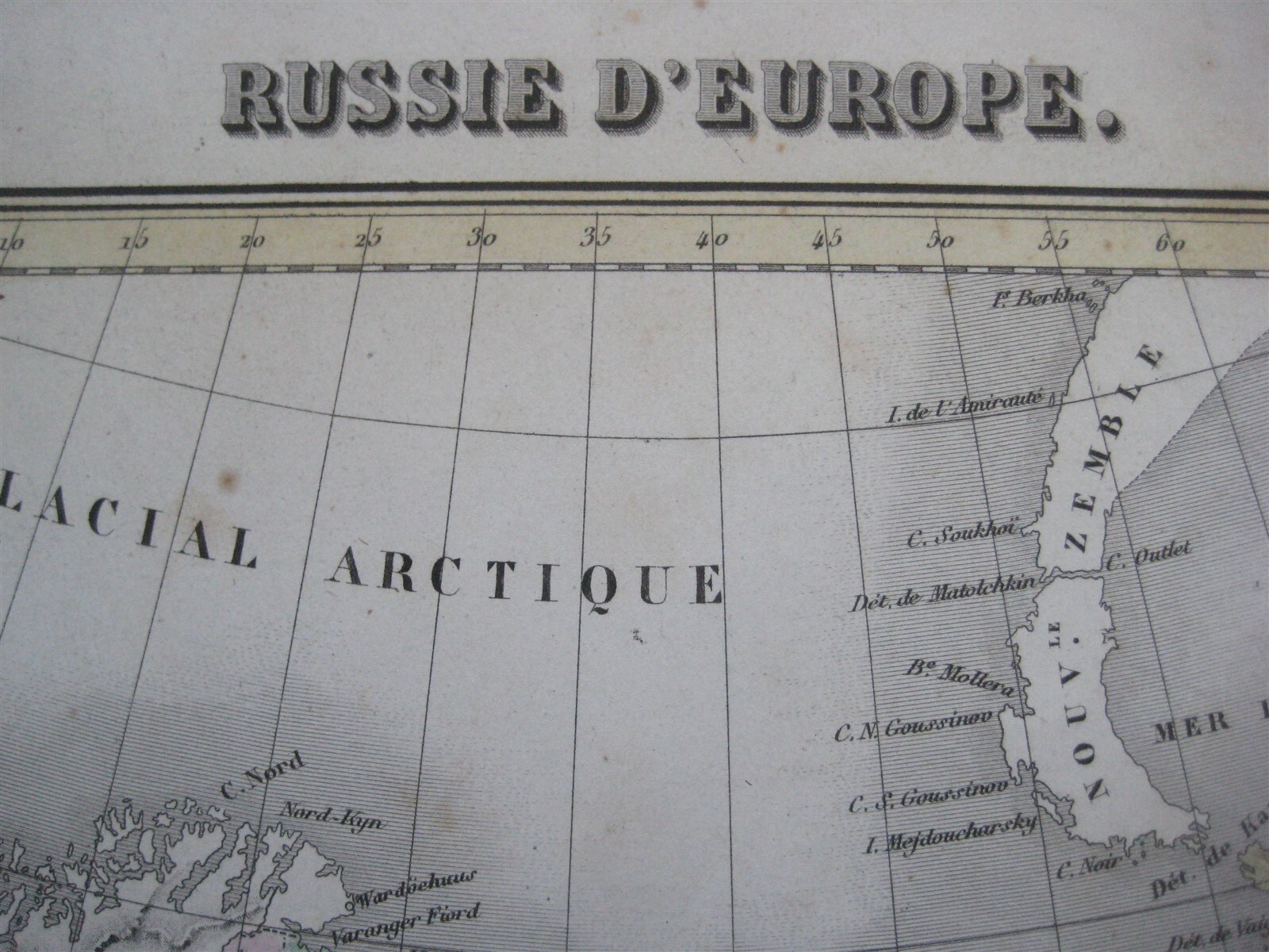 Original 1874 Map EUROPEAN RUSSIA Ukraine Poland Finland Crimea Caucasus Moscow